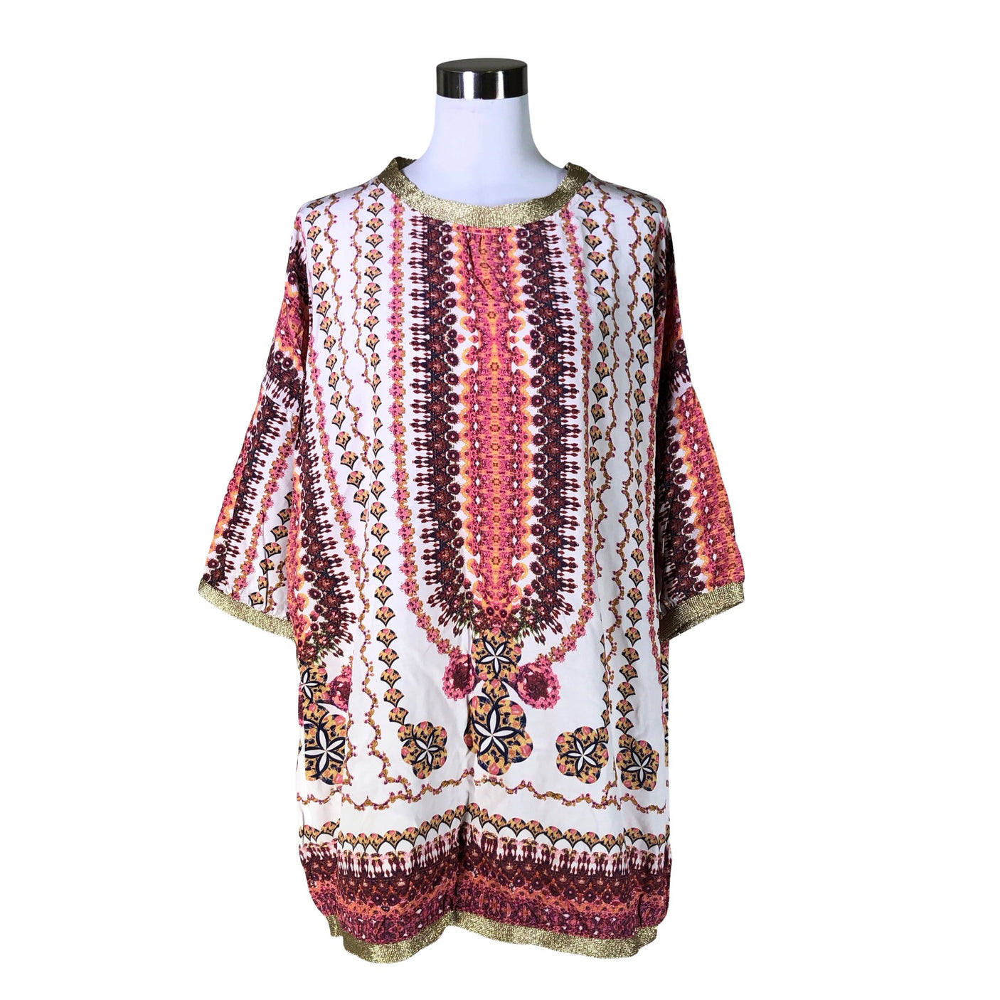 Naisten Karen by Simonsen - Kangastunika, koko 40 - Vaaleanpunainen (1)