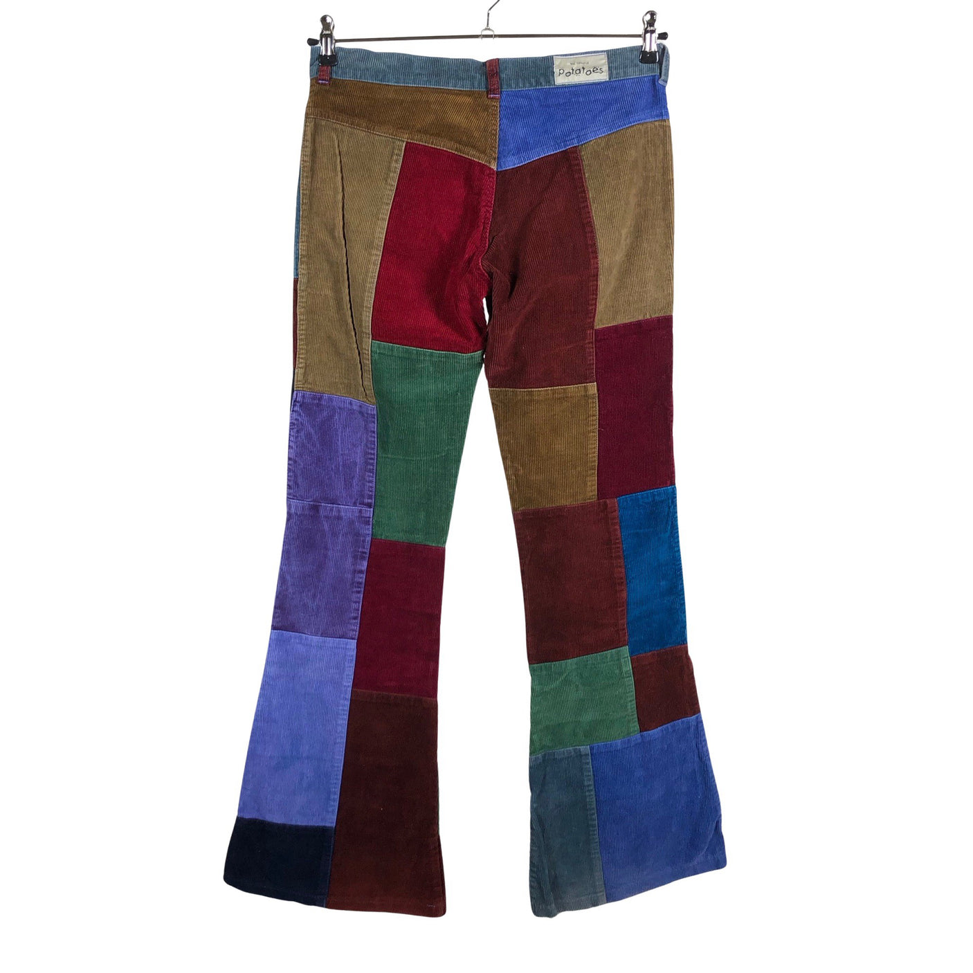 Naisten the famous potatoes - Samettihousut, koko W30 - Sininen (2)