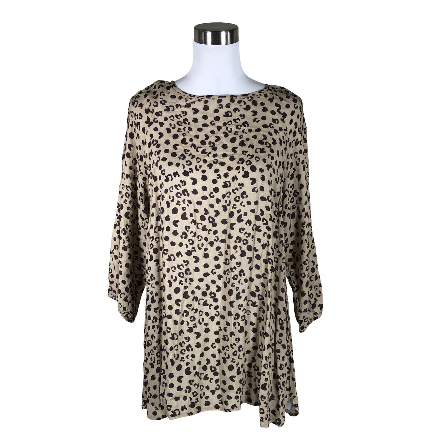 Naisten Ritva Falla - Kangastunika, koko 40 - Beige (1)