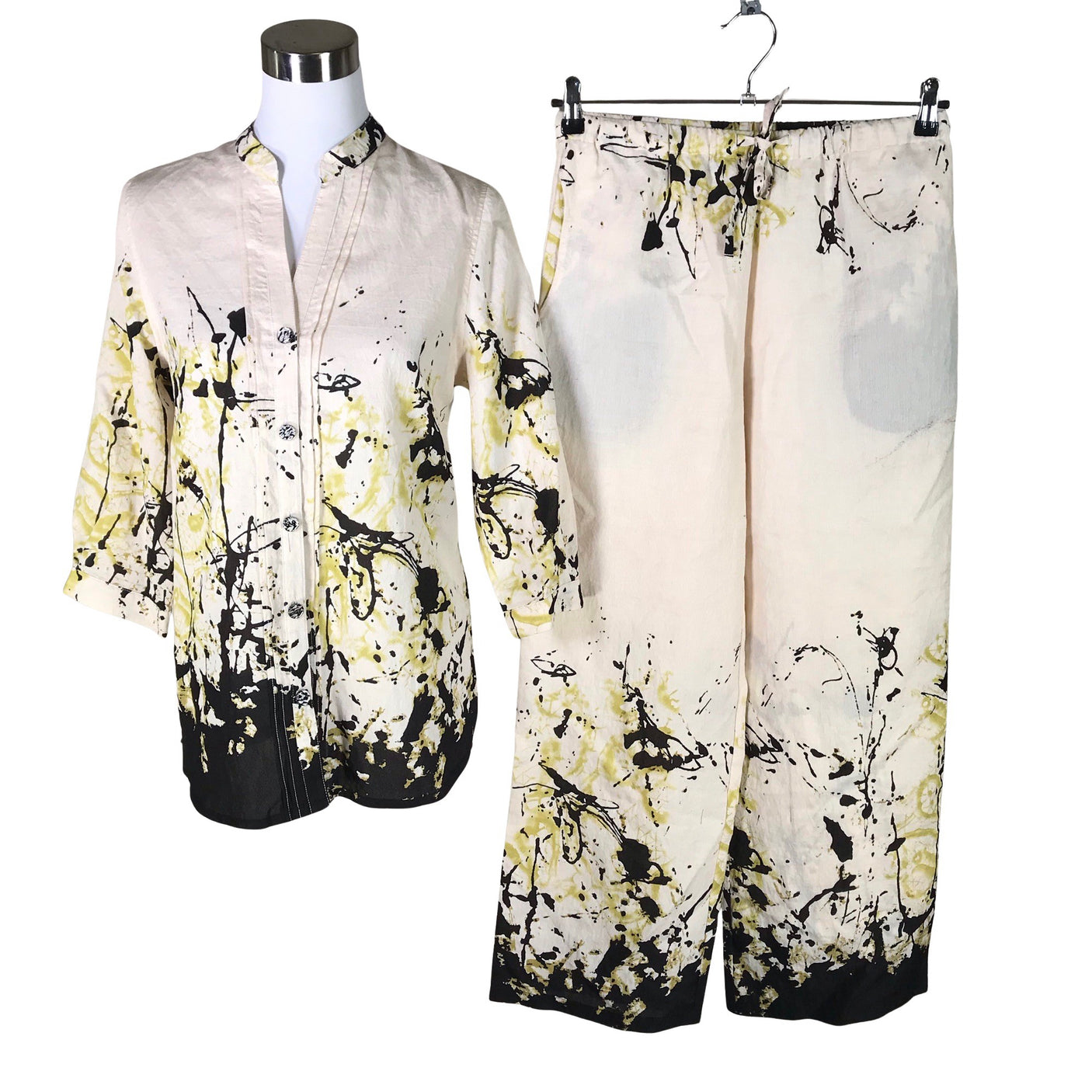 Naisten Seeq - Kangashousut, koko 38 - Beige (1)