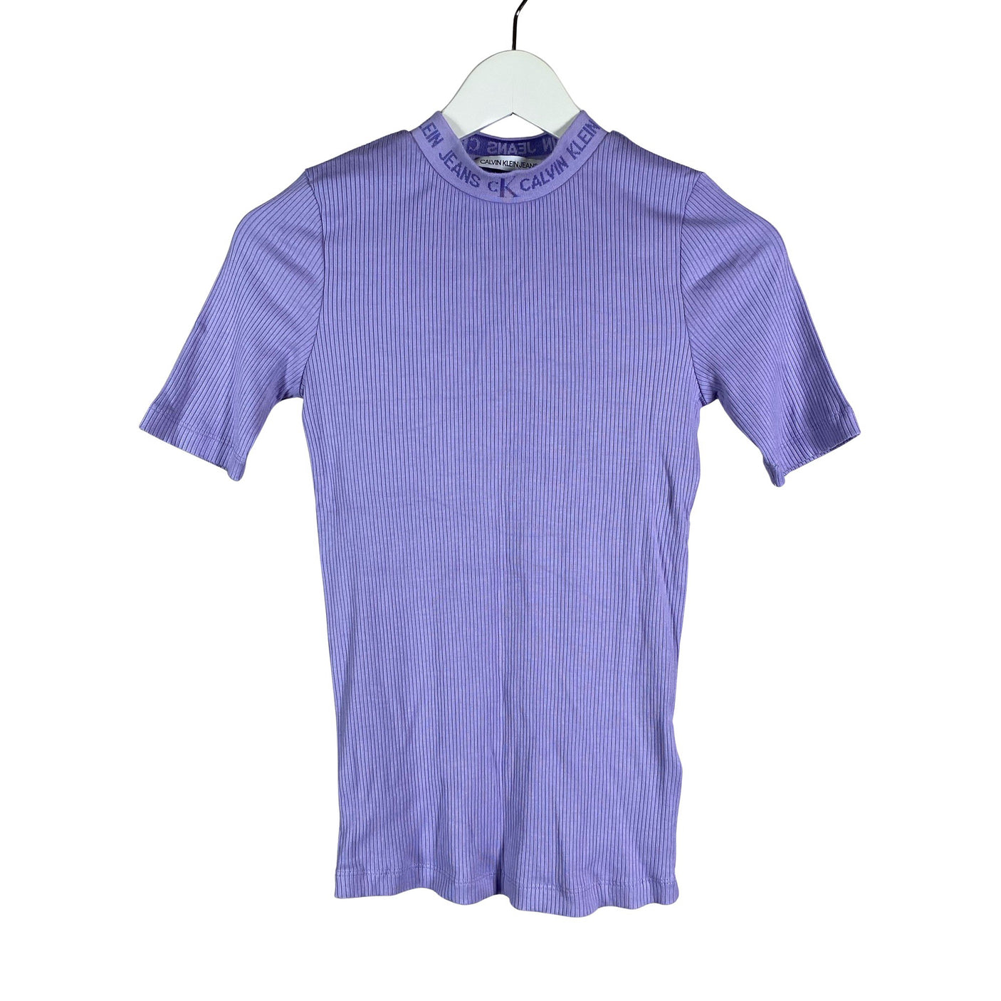 Naisten Calvin Klein Jeans - T-paita, koko 34 - Violetti (1)