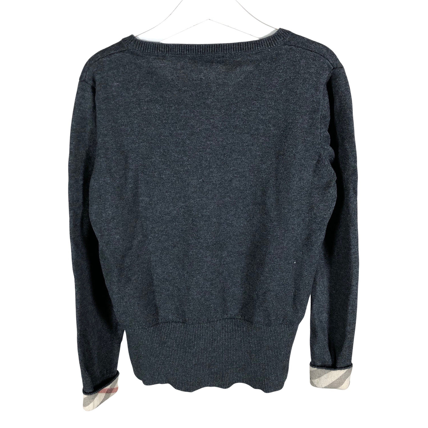 Tyttöjen Burberry - Neuletakki, koko 146 - 152 - Harmaa (2)