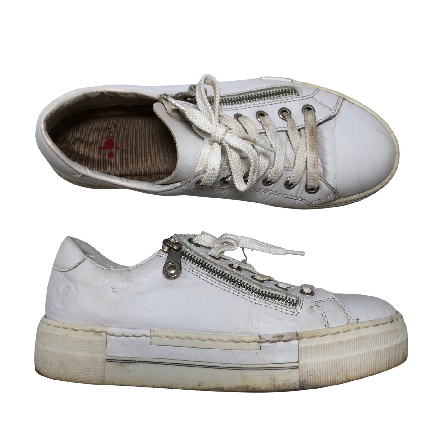 Naisten Rieker - Tennarit, koko 38 - Valkoinen (1)