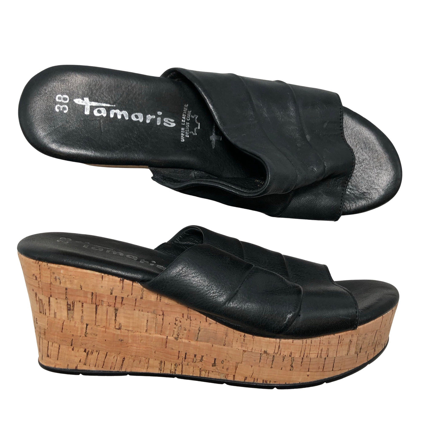 Unisex Tamaris - Kiilakorkosandaalit, koko 38 - (1)
