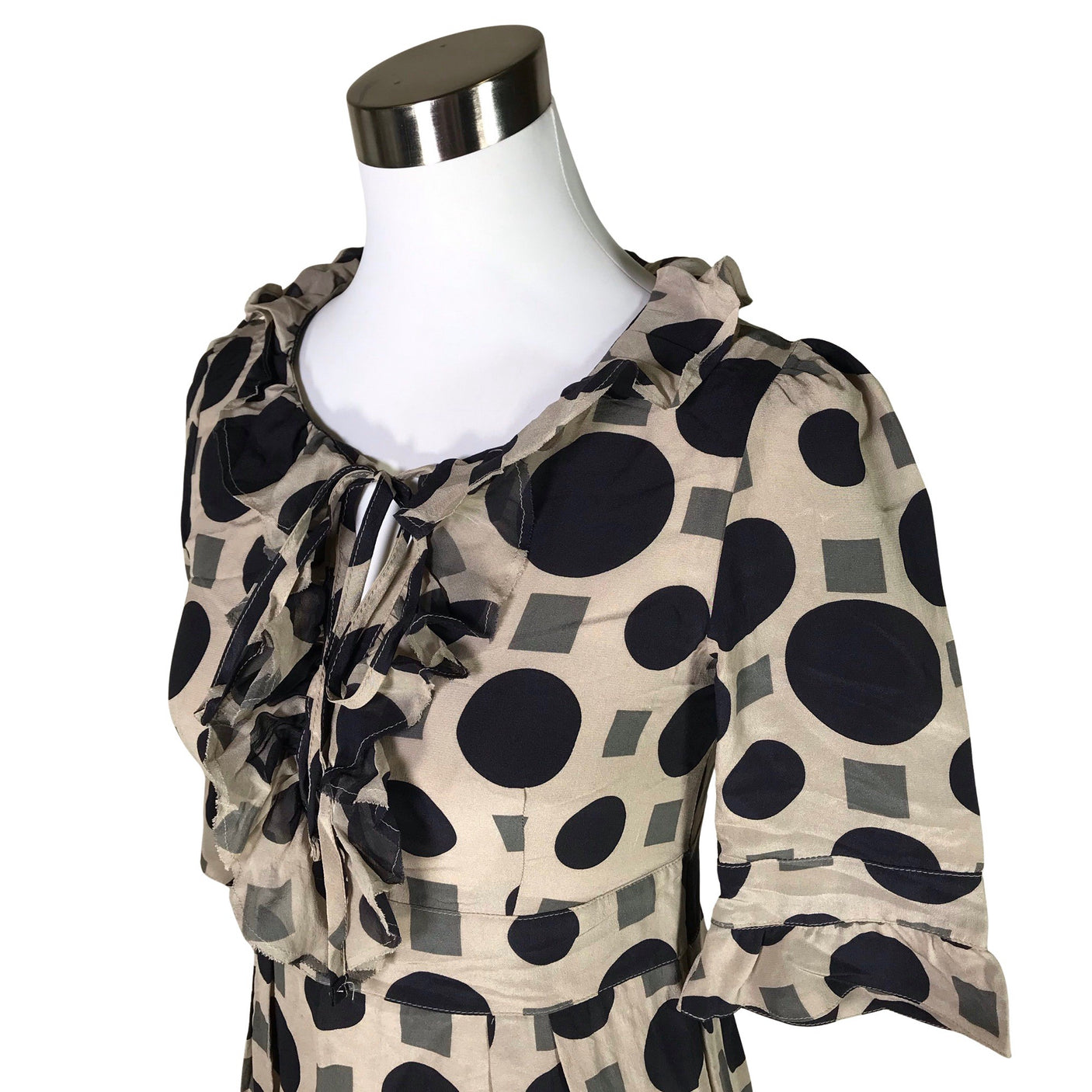 Naisten Max&Co - Sifonkimekko, koko 36 - Harmaa (3)