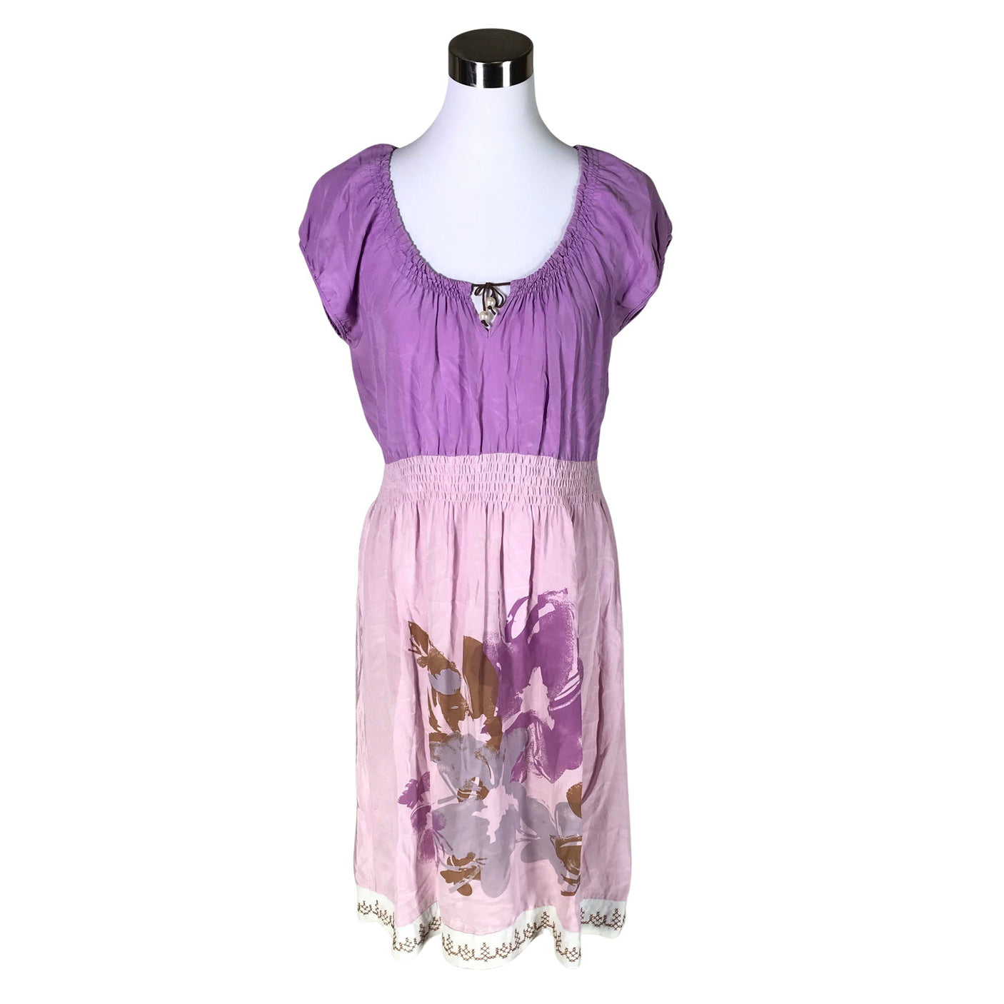 Naisten Cream - Sifonkimekko, koko 38 - Violetti (1)
