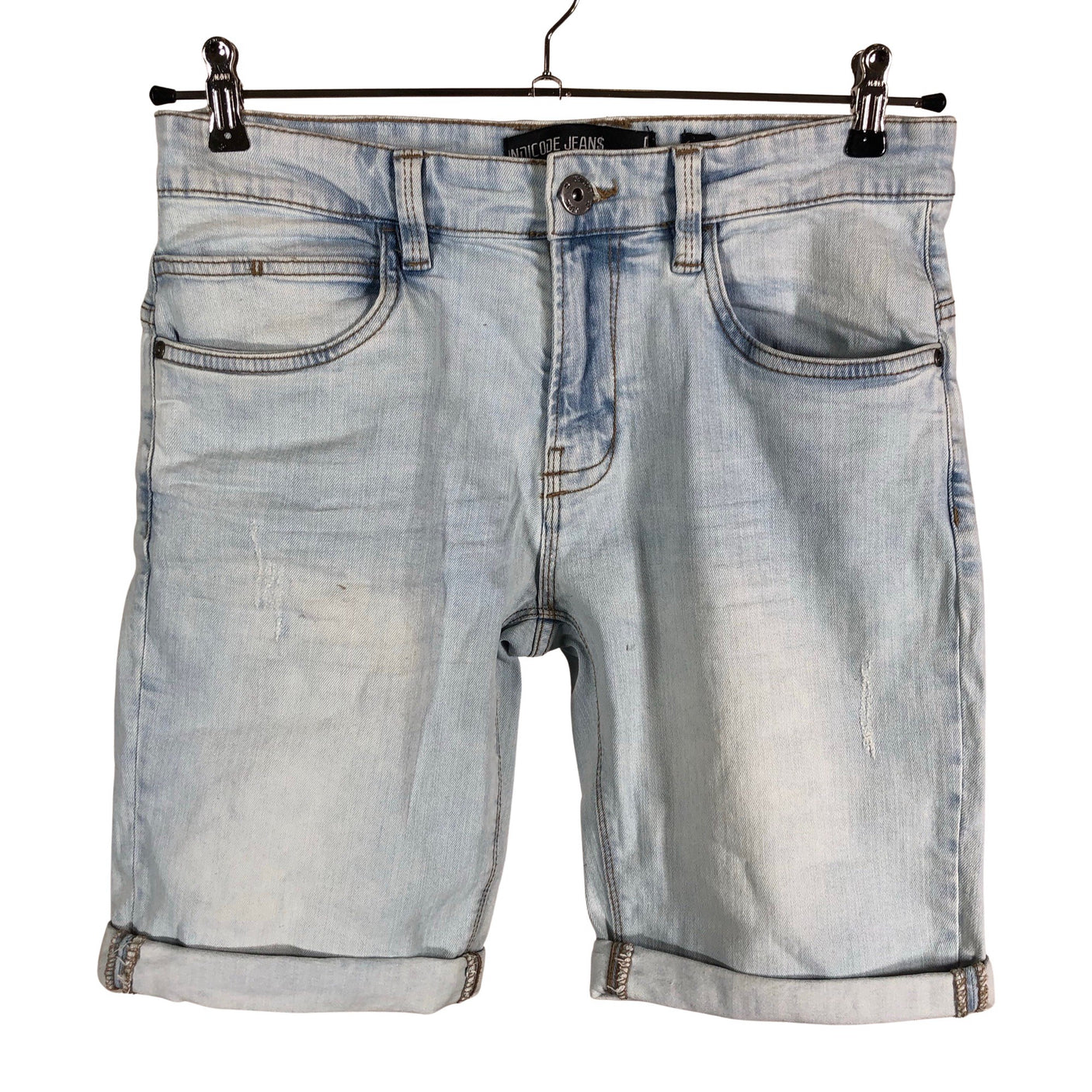 Miesten Indicode - Farkkushortsit, koko M - Vaaleansininen (1)