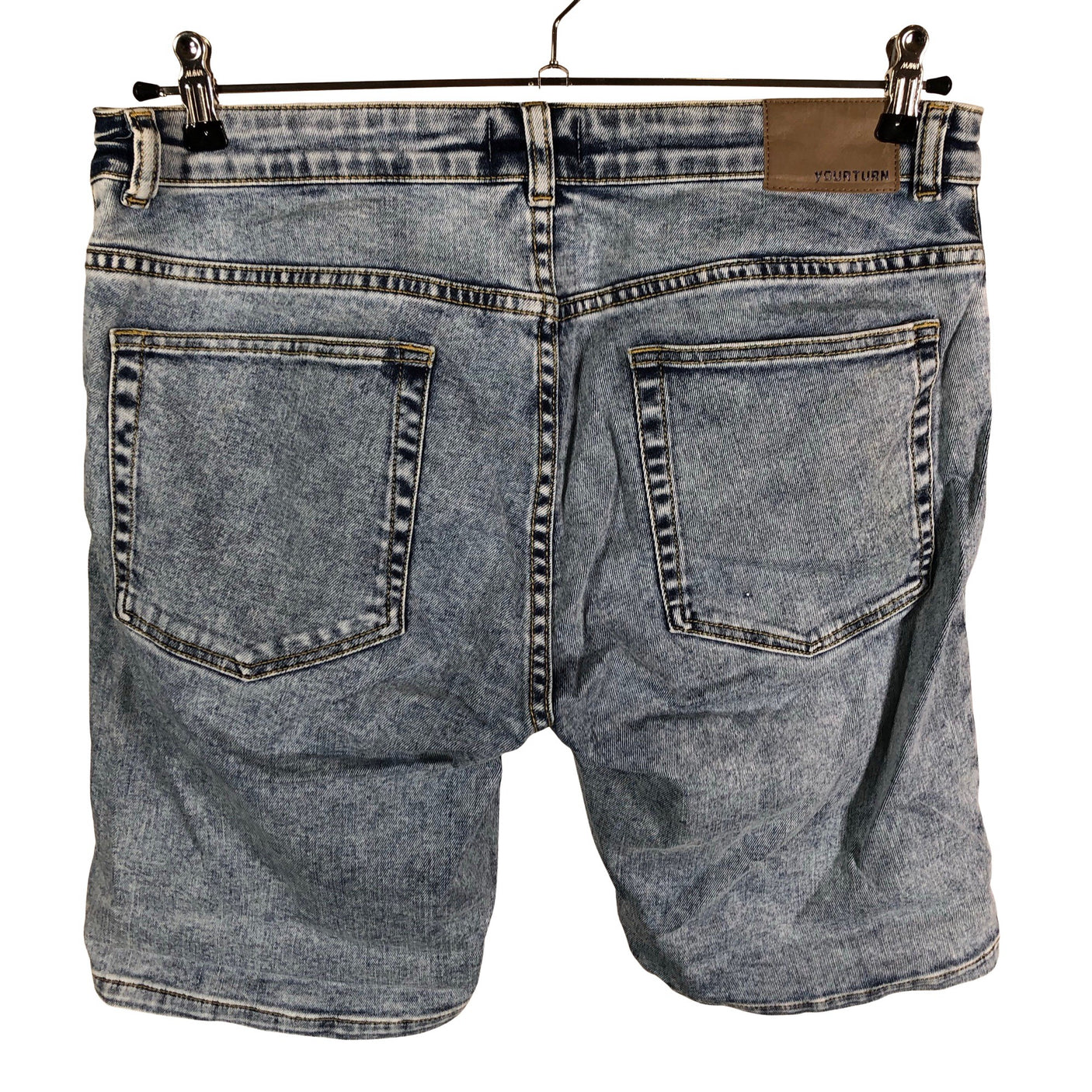 Miesten Yourturn - Farkkushortsit, koko W32 - Sininen (2)