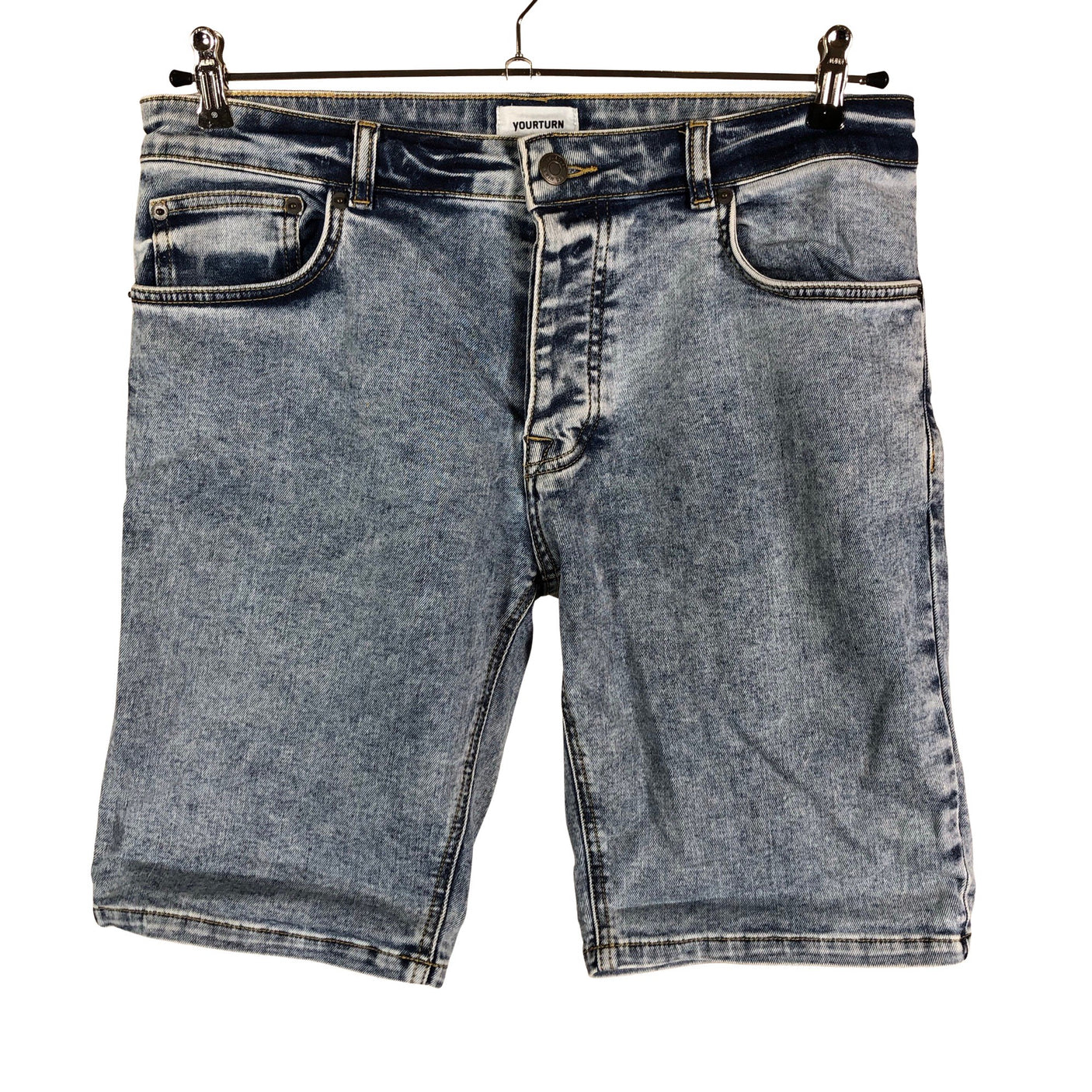 Miesten Yourturn - Farkkushortsit, koko W32 - Sininen (1)