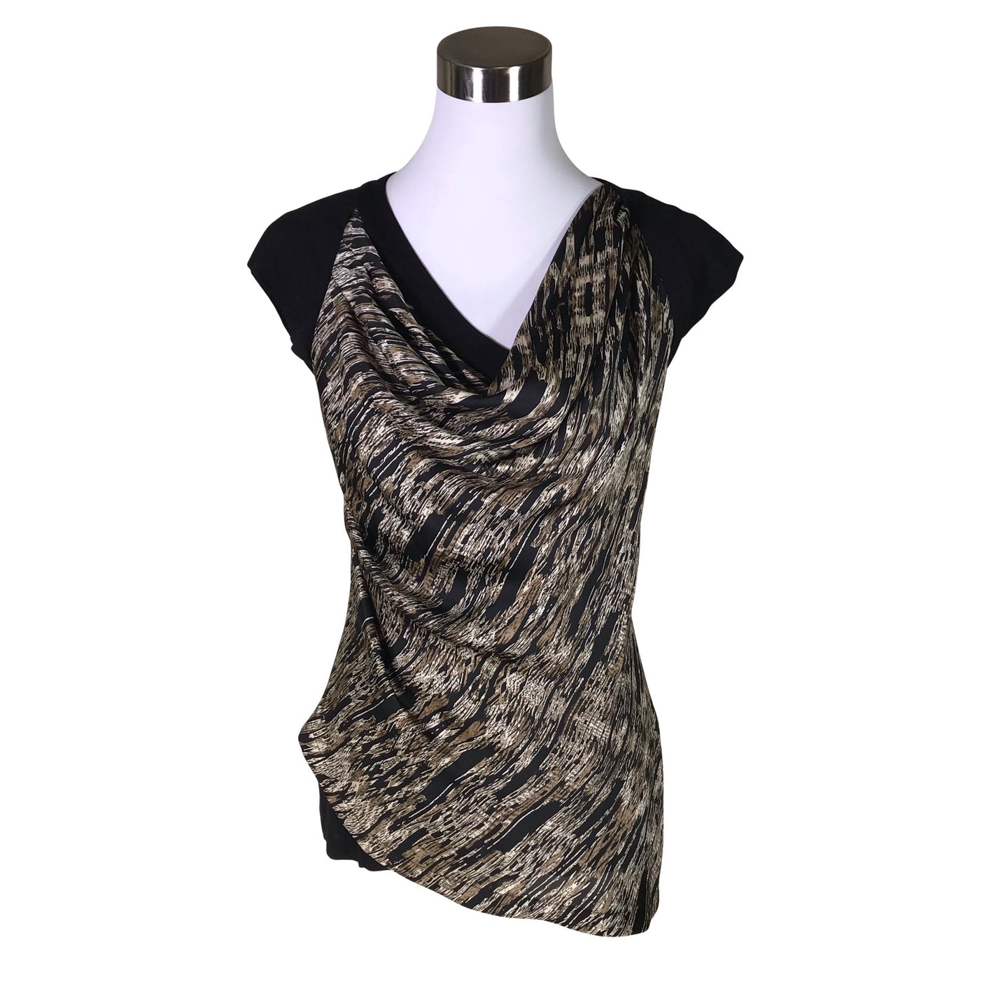 Naisten Karen Millen - Lyhythihainen pusero, koko 38 - Musta (1)