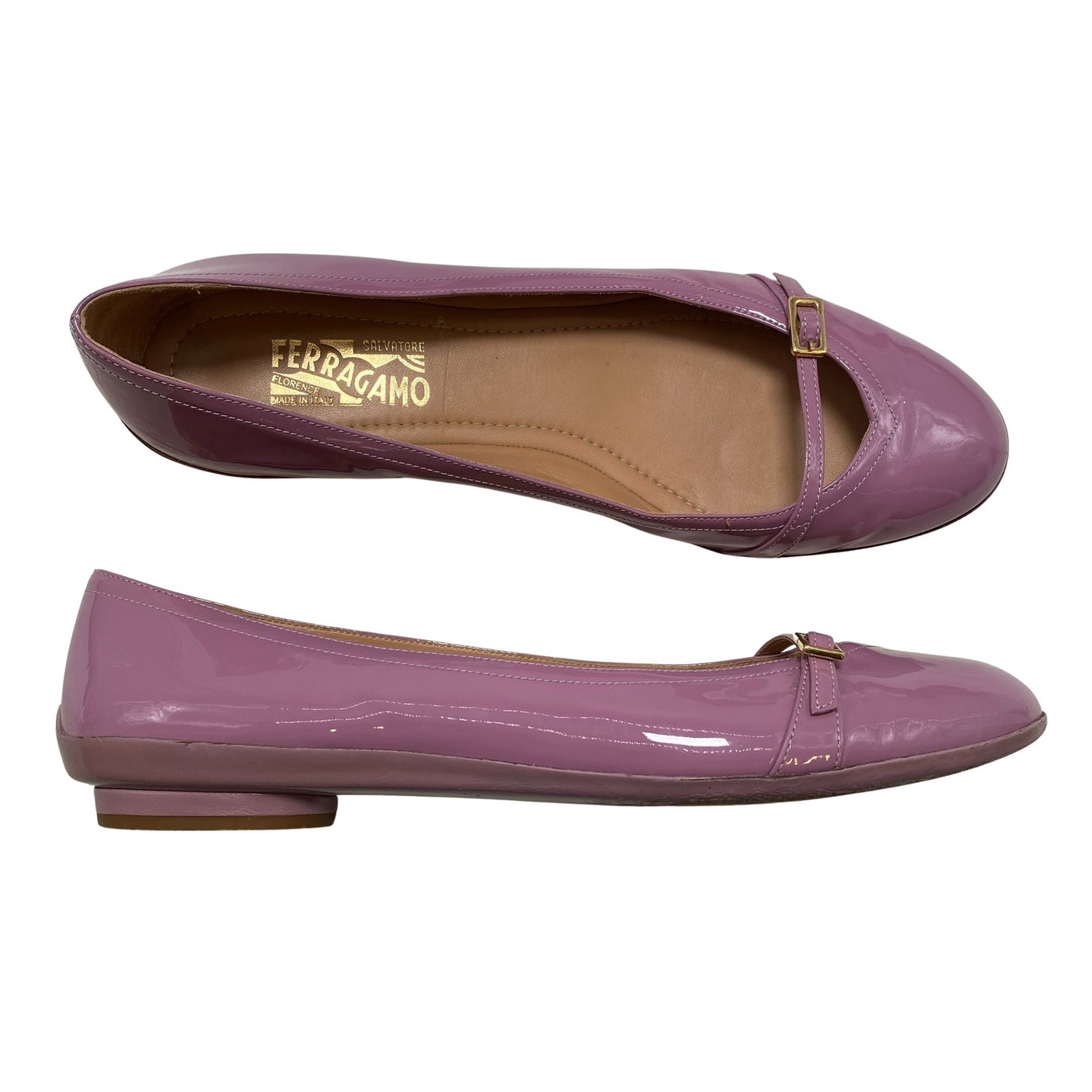 Naisten Salvatore Ferragamo - Ballerinat, koko 40 - Violetti (1)