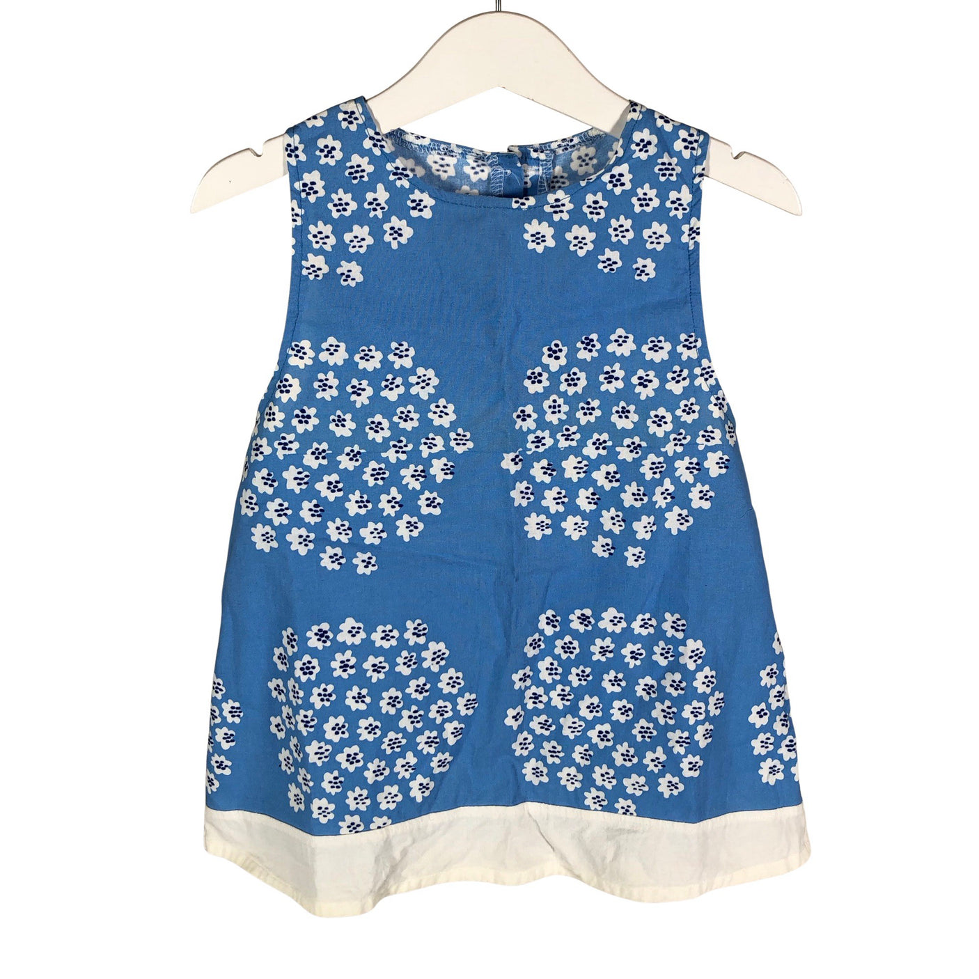 Tyttöjen Handmade - Kangasmekko, koko 92 - 98 - Vaaleansininen (1)