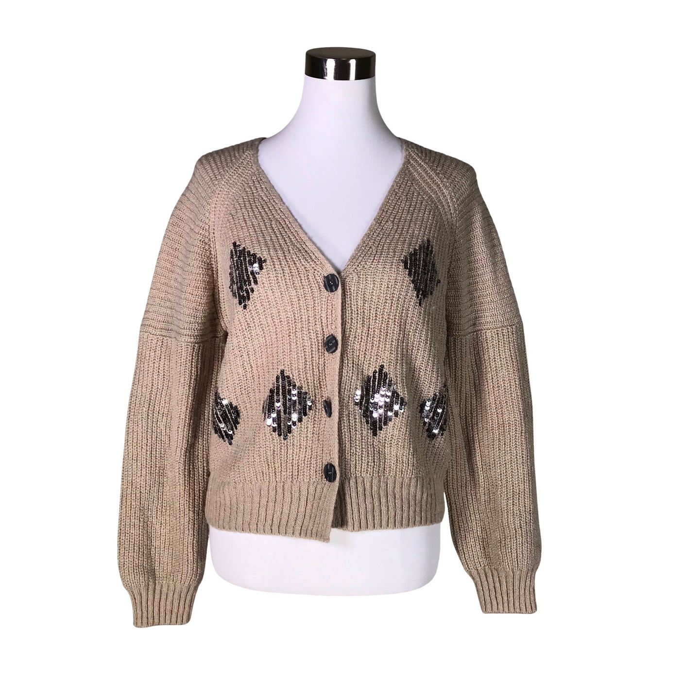 Naisten Gerry Weber - Neuletakki, koko 38 - Beige (1)