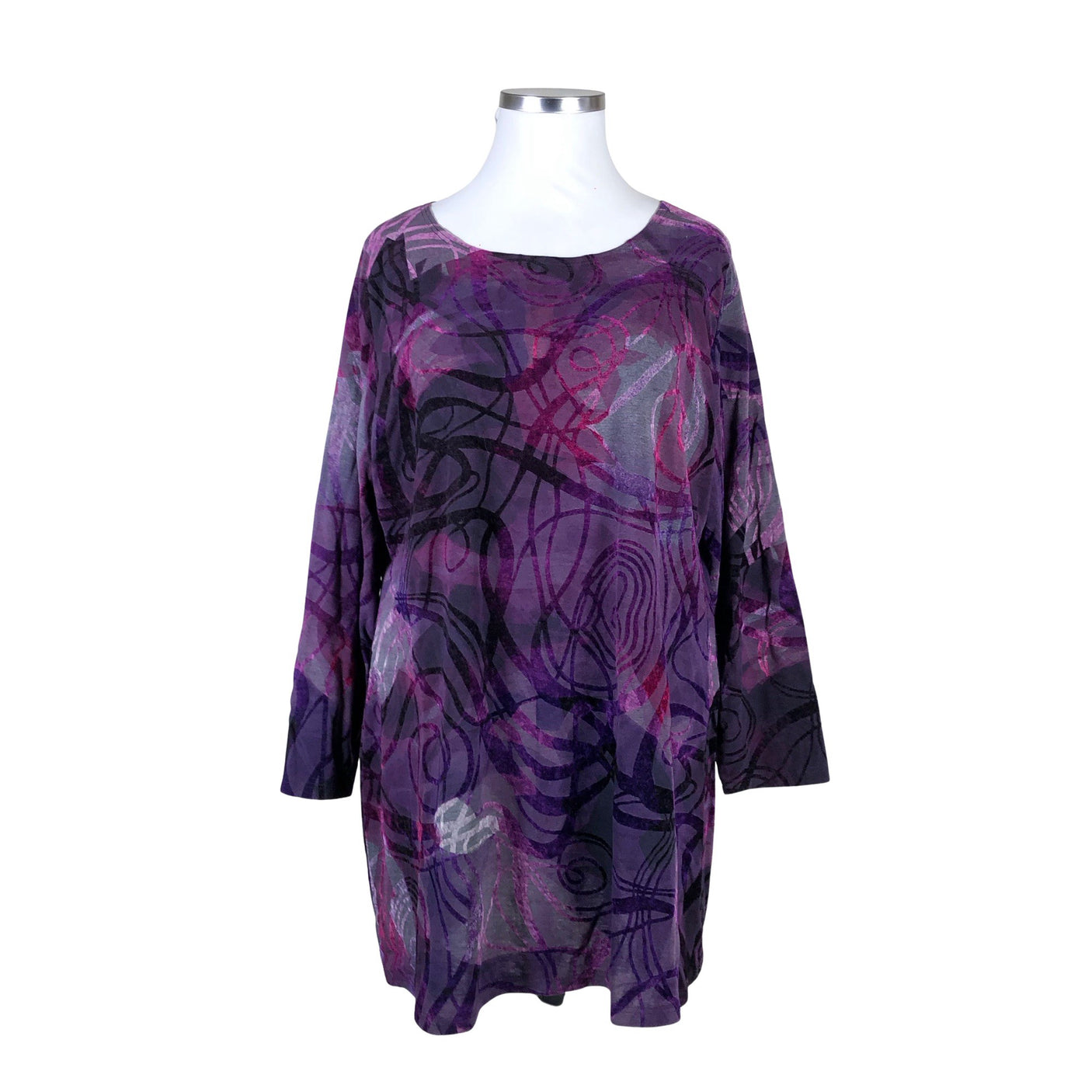 Naisten NP Collection - Trikootunika, koko 48 - Violetti (1)