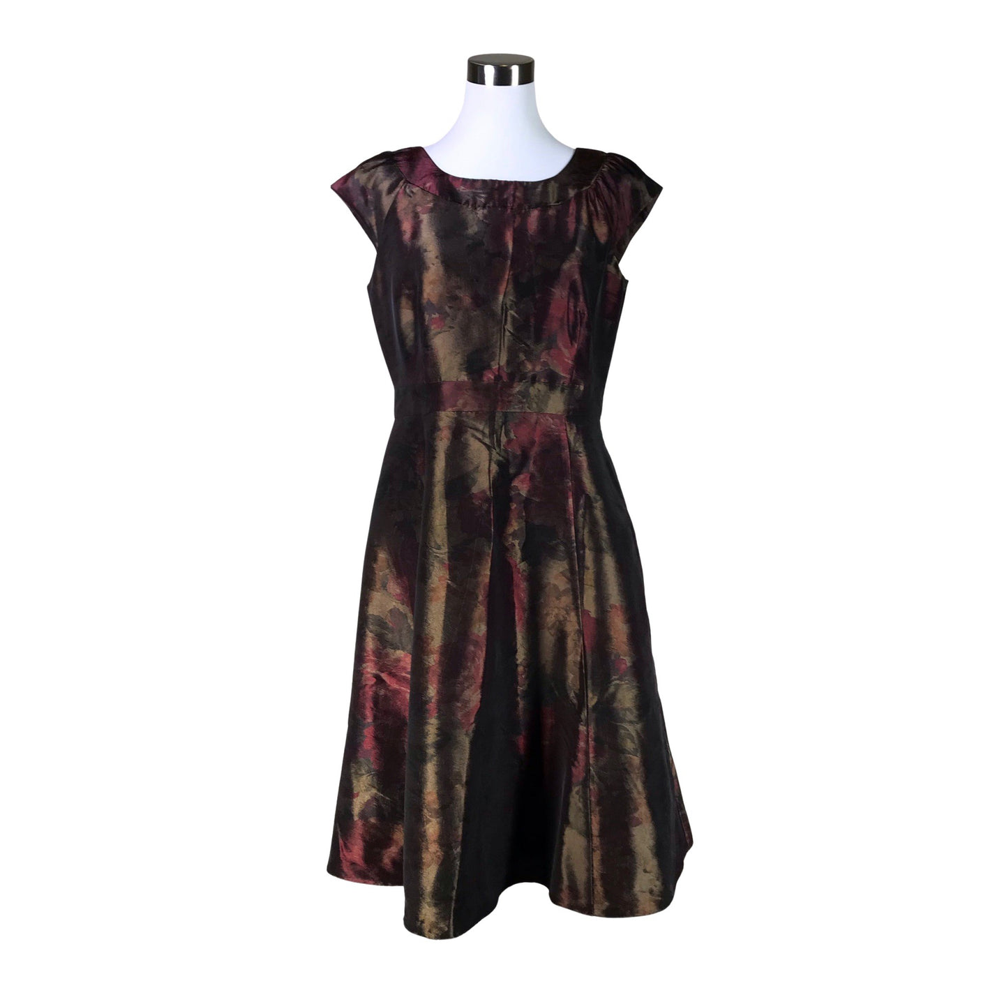 Naisten Laura Ashley - Juhlamekko, koko 40 - Ruskea (1)