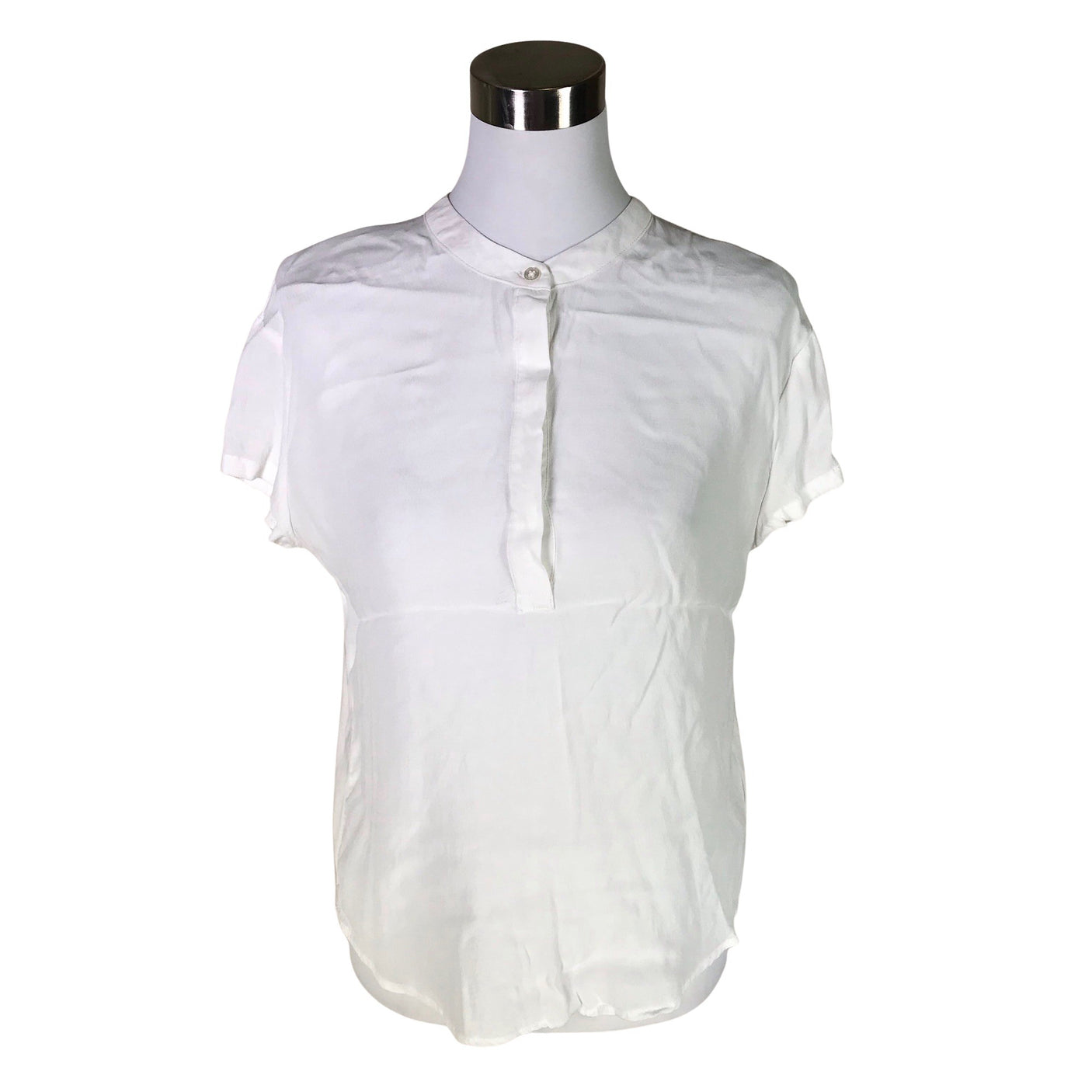 Naisten Tom Tailor - Lyhythihainen pusero, koko 36 - Valkoinen (1)