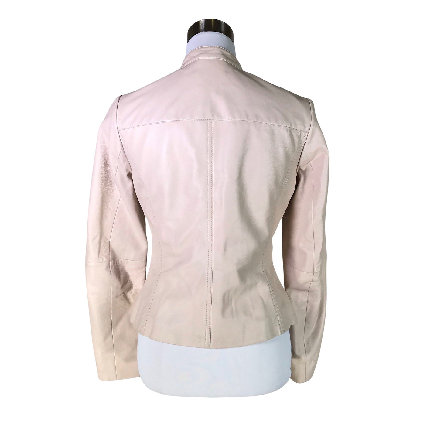 Naisten Esprit - Nahkatakki, koko 38 - Beige (2)