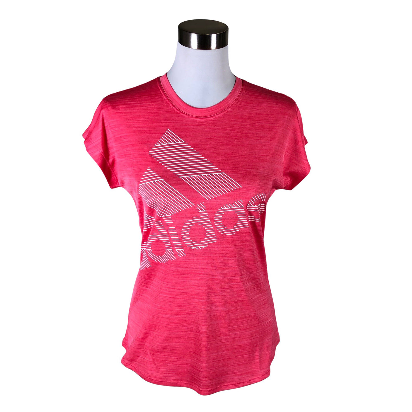 Naisten Adidas - Urheilupaita, lyhyet hihat, koko 34 - Pinkki (1)