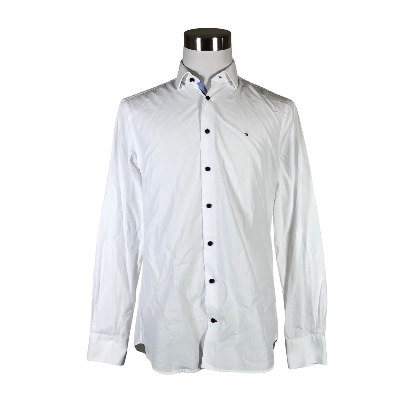 Miesten Tommy Hilfiger - Kauluspaita, koko L - Valkoinen (1)