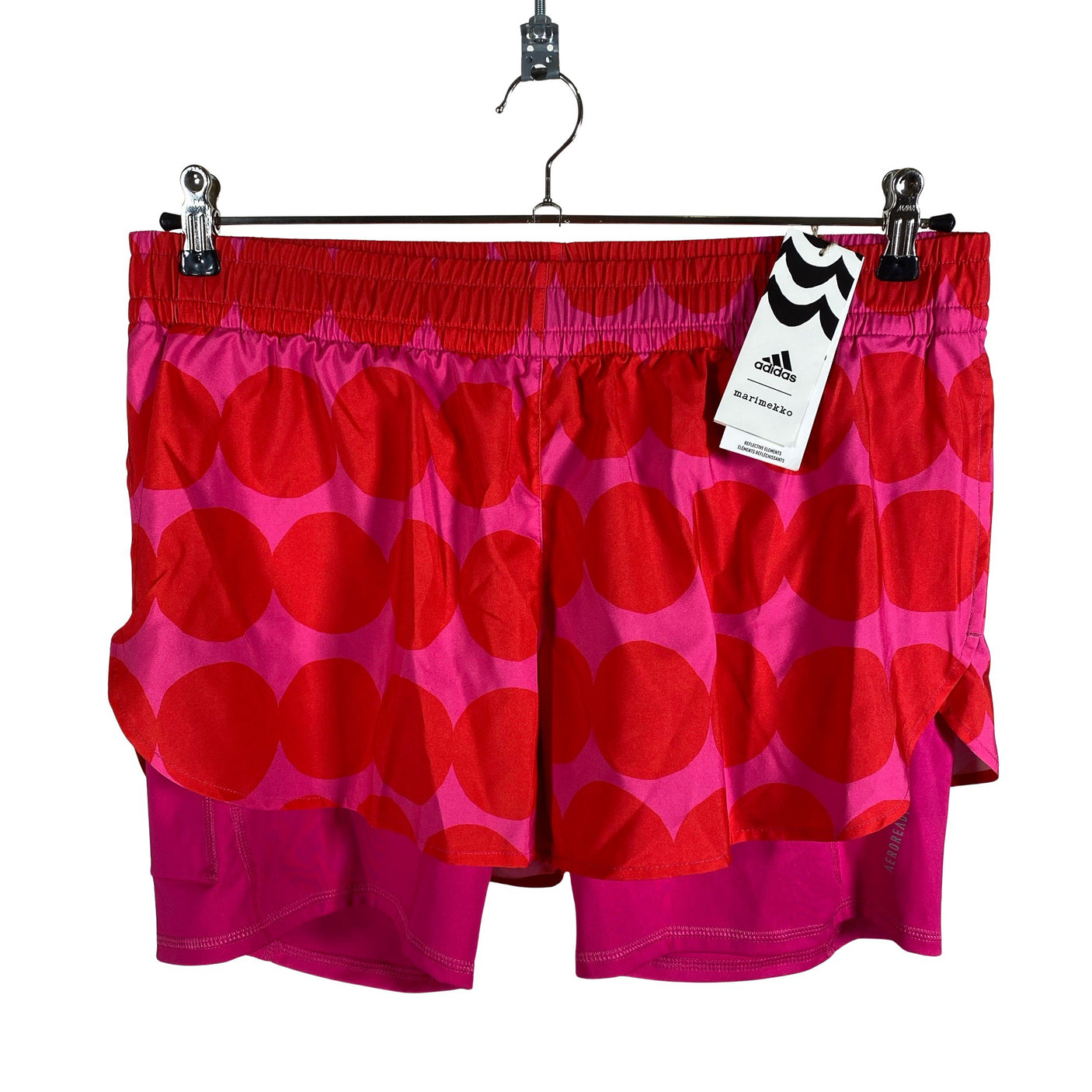 Naisten Adidas - Urheilushortsit, koko 42 - Punainen (1)