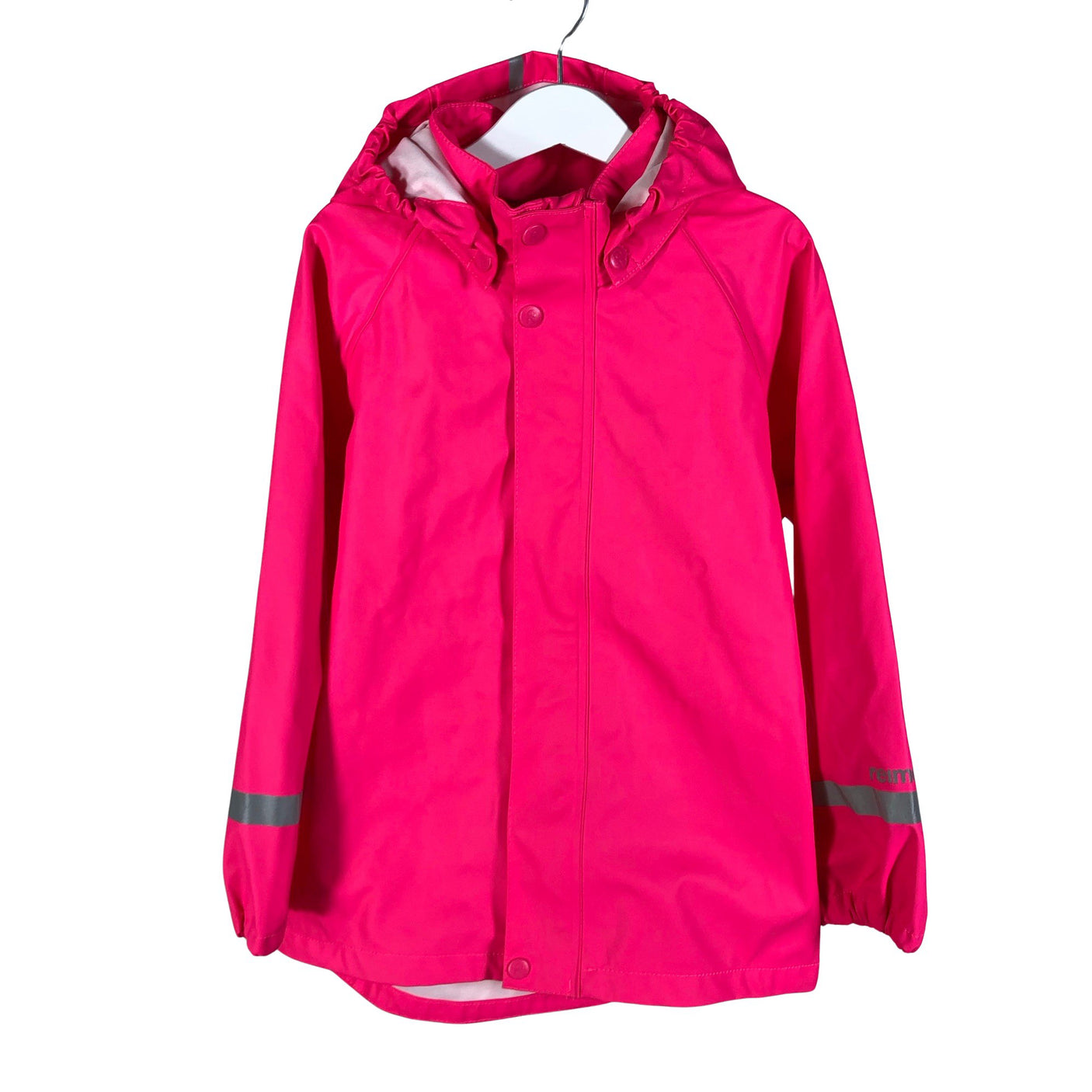Tyttöjen Reima - Sadetakki, koko 122 - 128 - Pinkki (1)