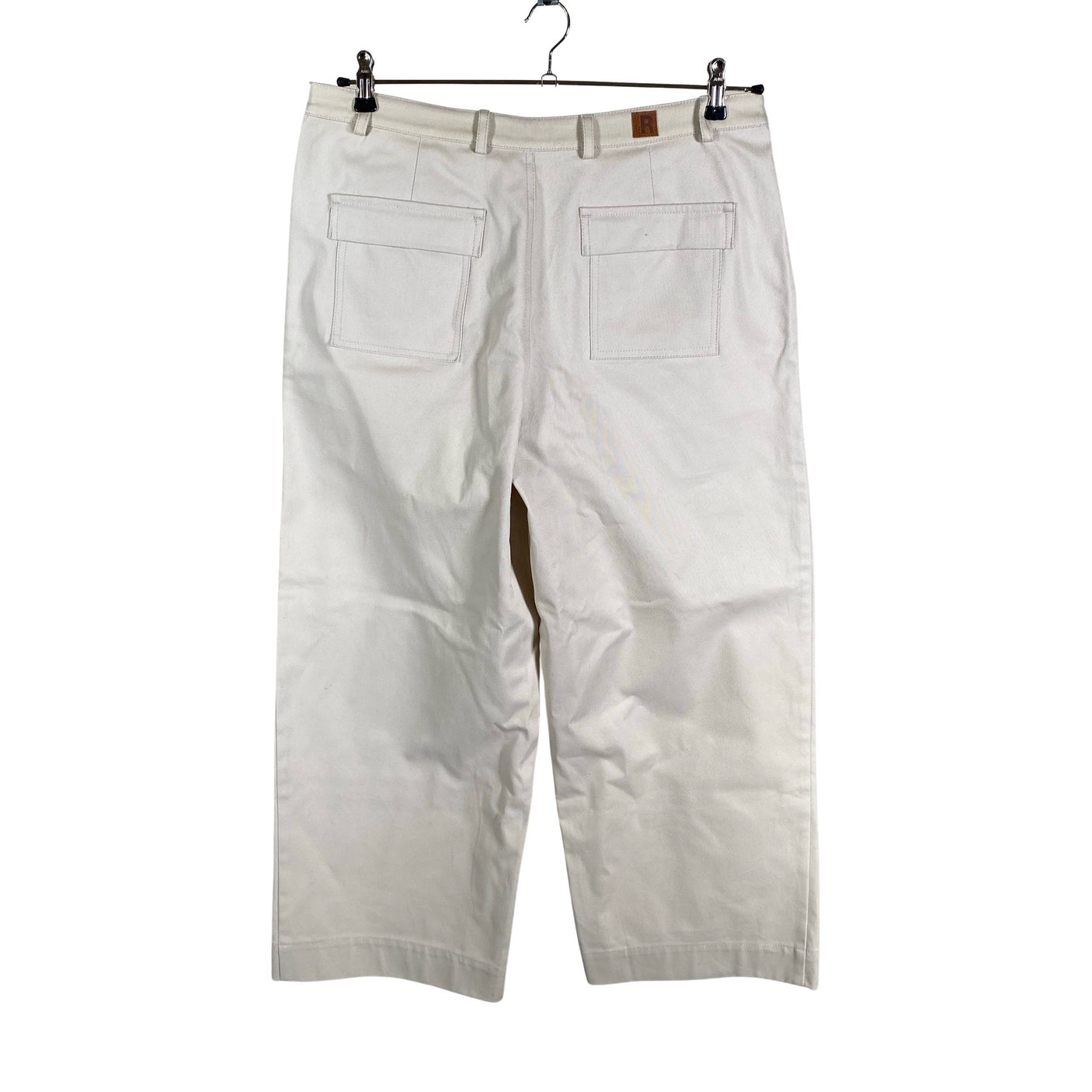 Naisten R-collection - Kangashousut, koko 42 - Beige (2)