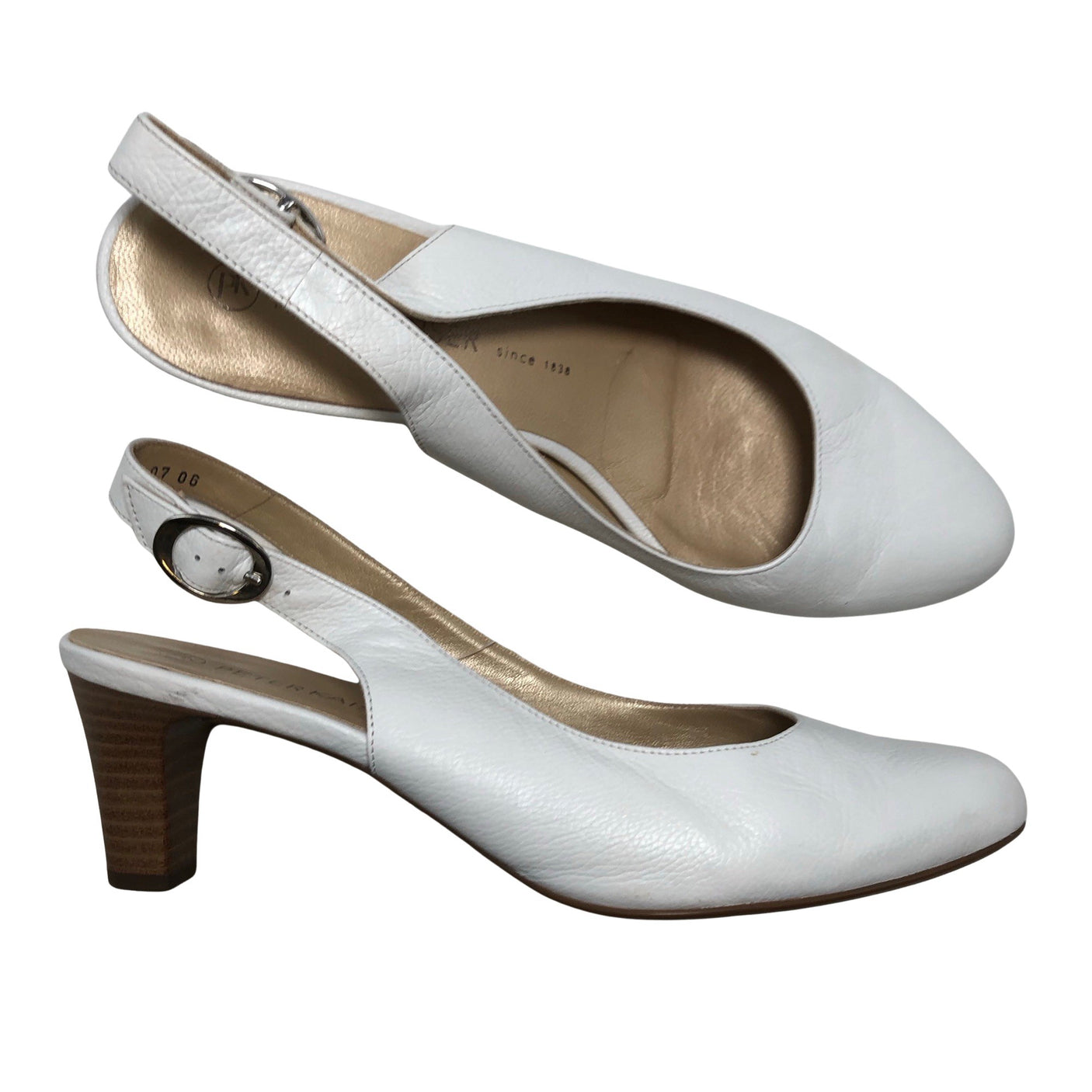 Naisten Peter Kaiser - Korkokengät, koko 40 - Valkoinen (1)