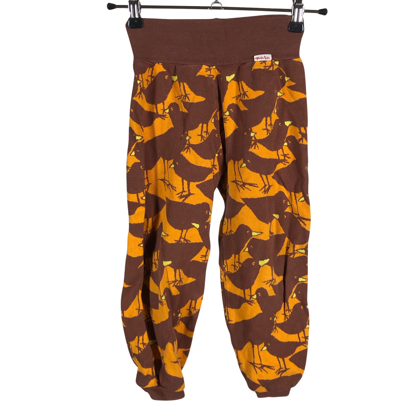 Unisex Muru - Trikoohousut, koko 98 - 104 - Ruskea (1)