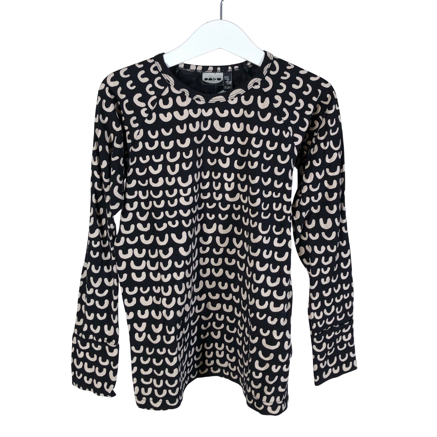 Unisex Papu - Trikoopaita, koko 122 - 128 - Musta (1)