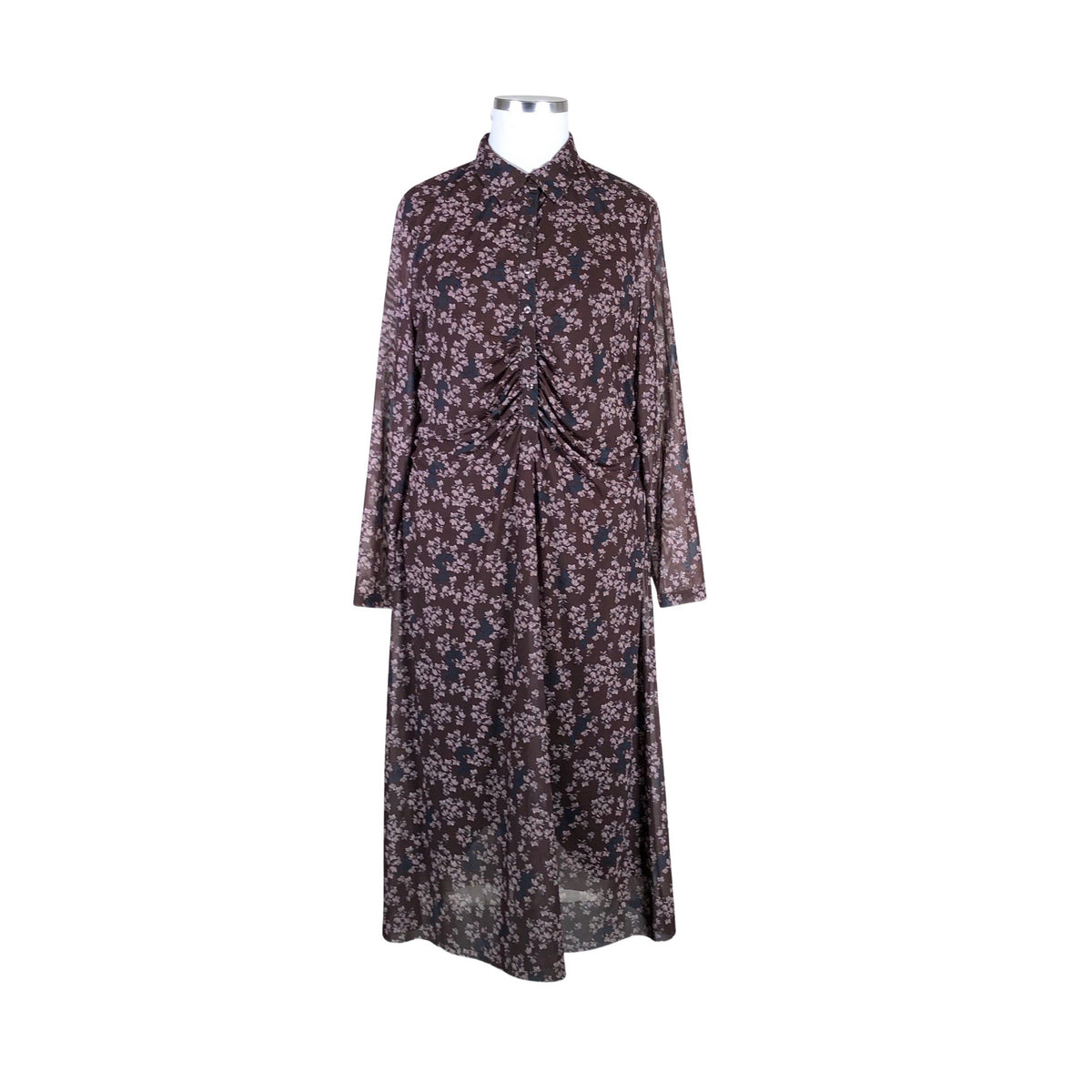 Naisten Gerry Weber - Sifonkimekko, koko 46 - Ruskea (1)