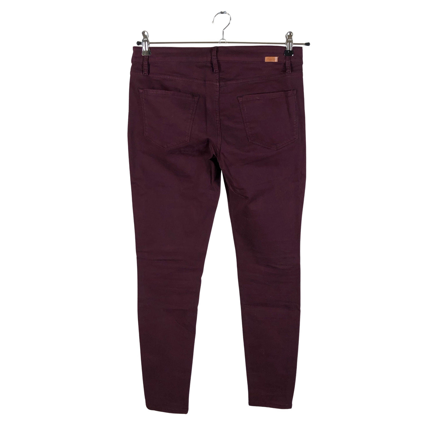 Naisten Massimo Dutti - Farkut, koko 38 - Viininpunainen (2)