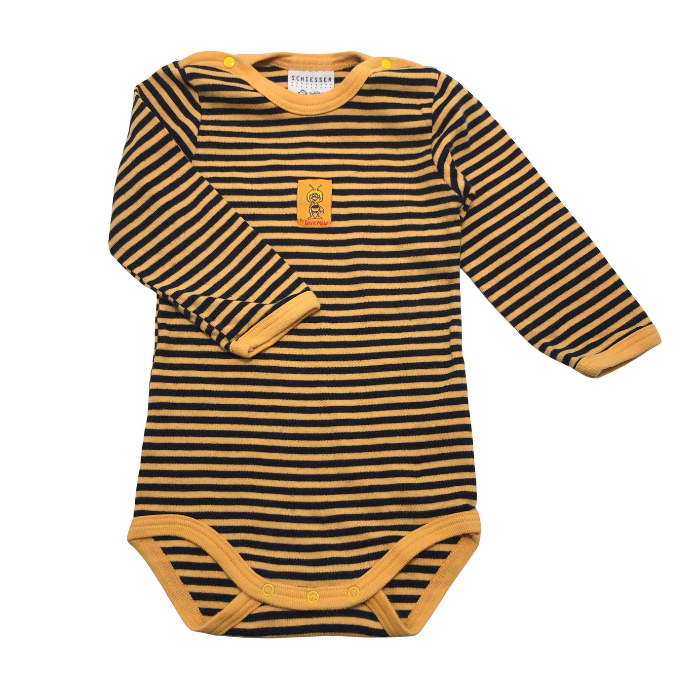 Unisex Schiesser - Body, koko 68 - 74 - Keltainen (1)