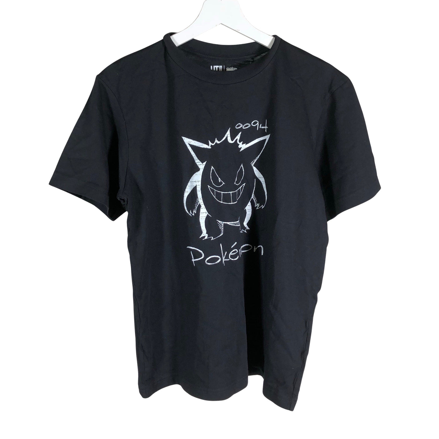 Naisten Uniqlo - T-paita, koko 36 - Musta (1)