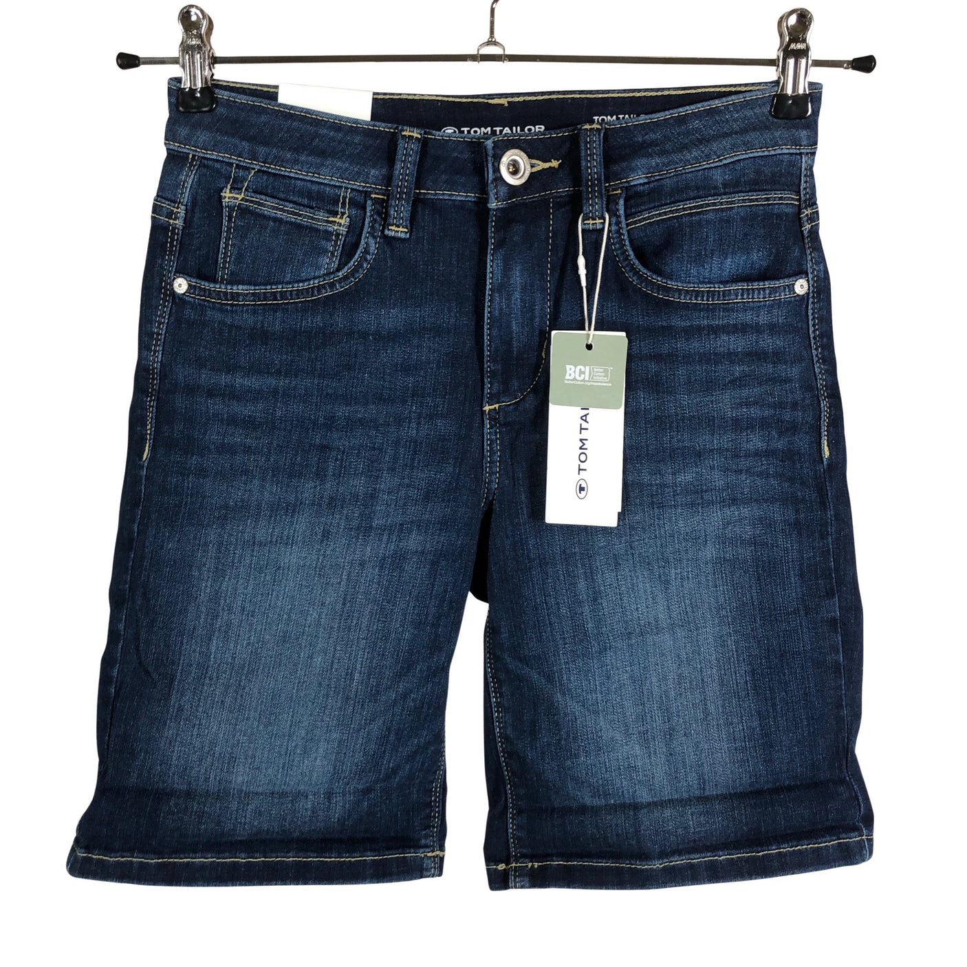 Naisten Tom Tailor - Farkkushortsit, koko W27 - Sininen (1)