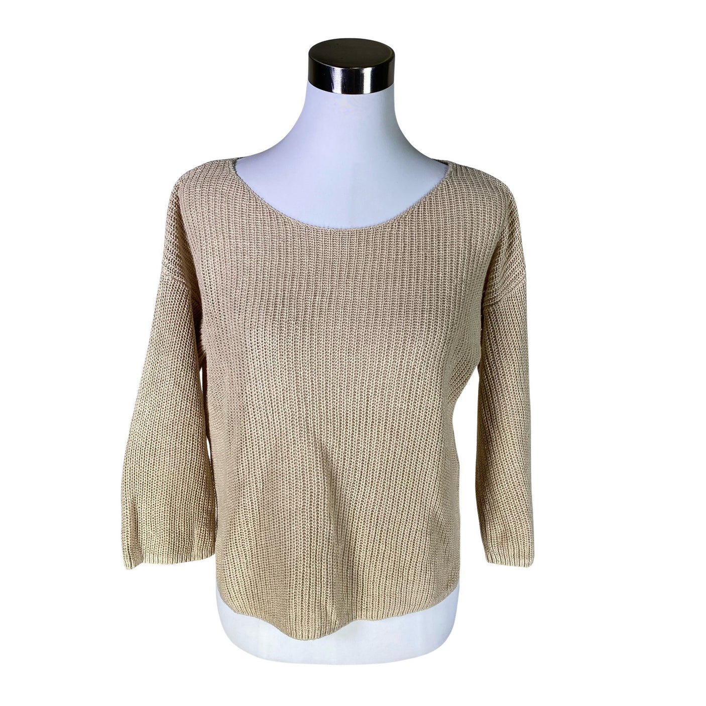Naisten Part two - Neulepaita, koko 34 - Beige (1)
