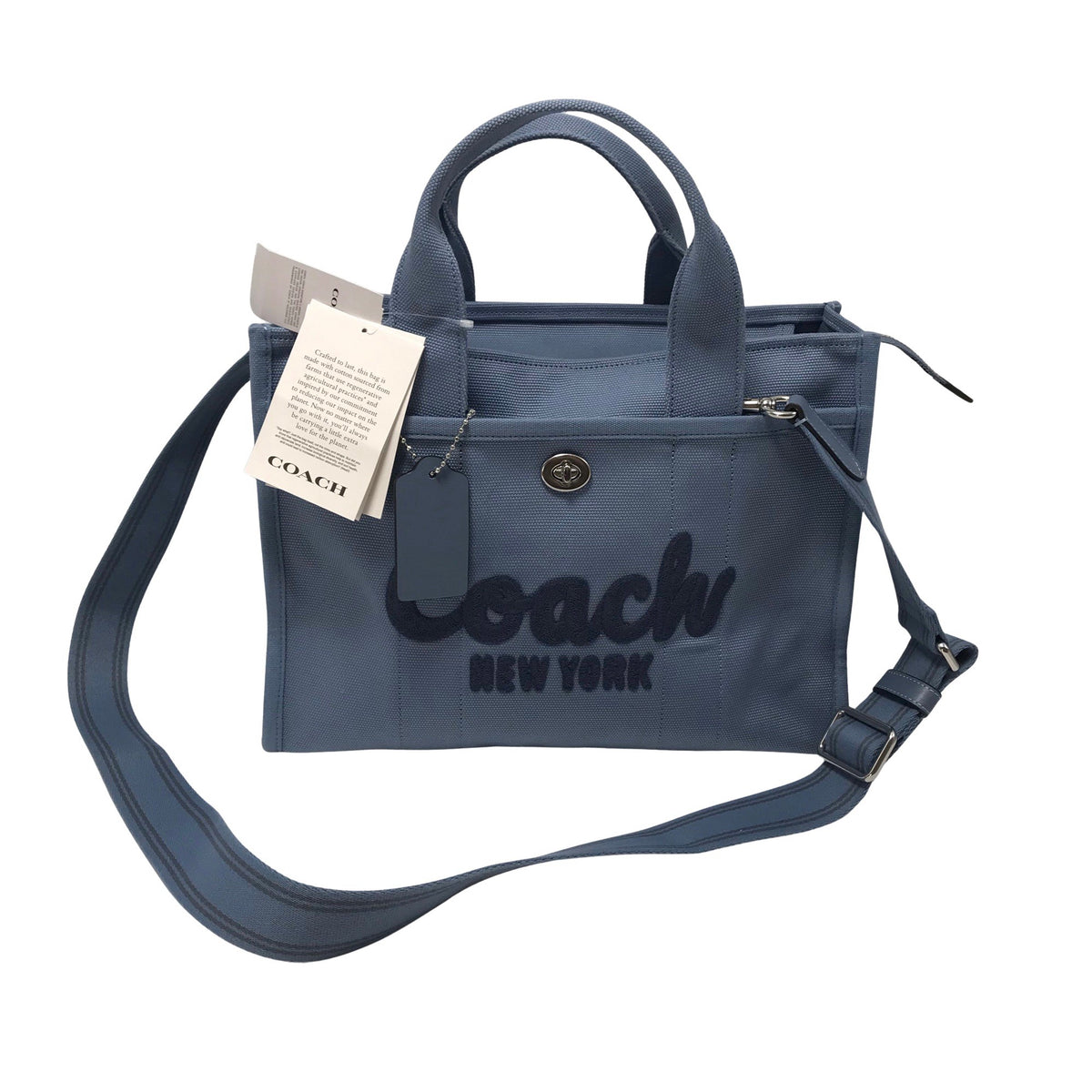 Naisten Coach - Käsilaukku, koko Maxi - Vaaleansininen (1)