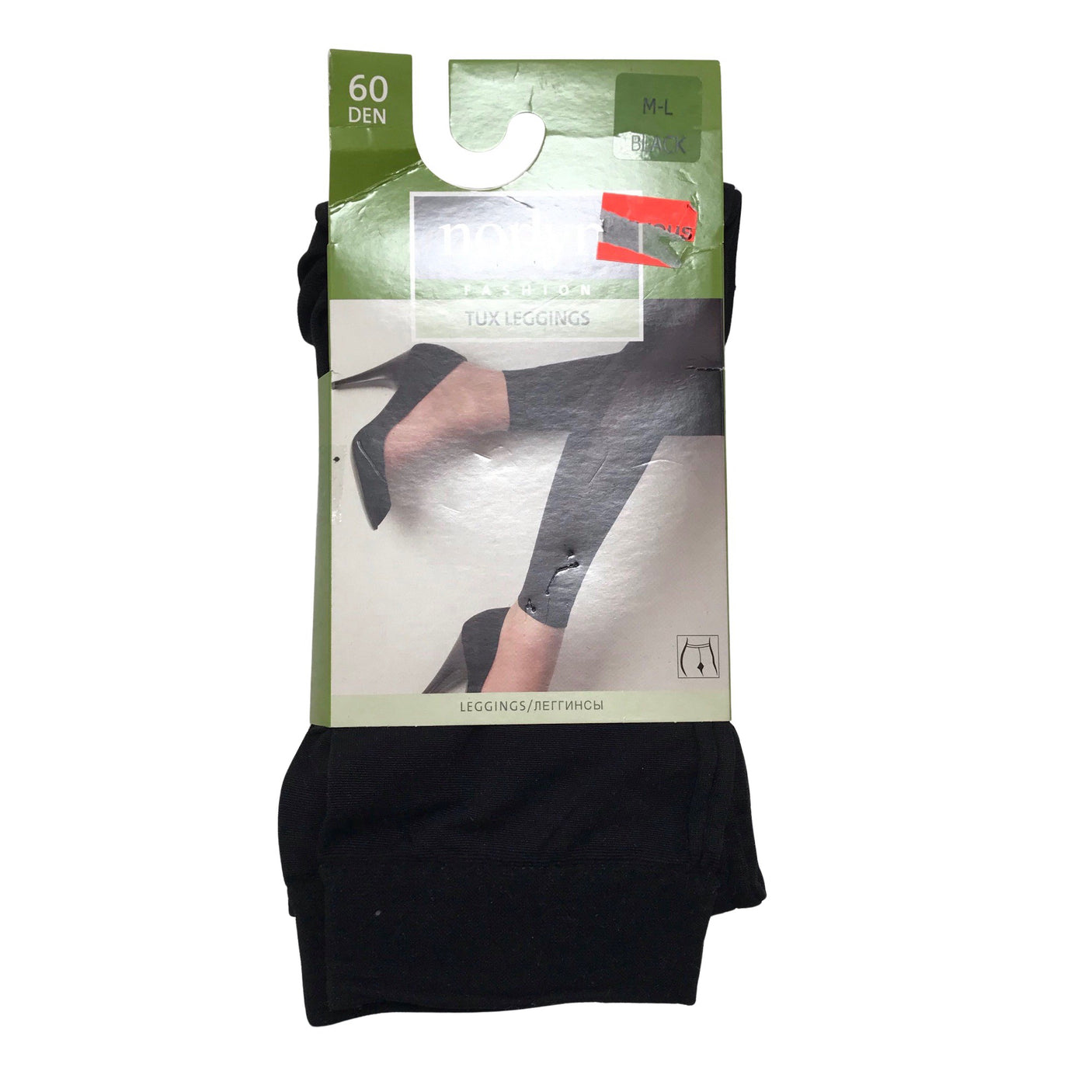 Naisten Norlyn - Leggingsit, koko 38 - Musta (1)