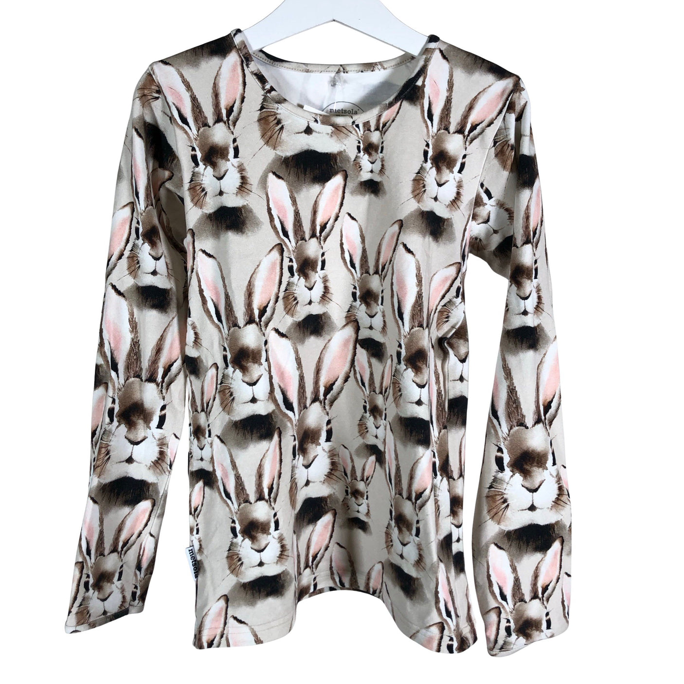 Unisex Metsola - Trikoopaita, koko 134 - 140 - Beige (1)