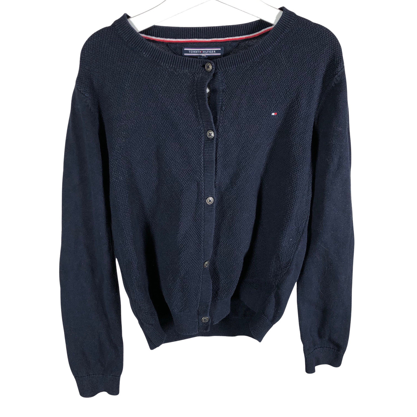Tyttöjen Tommy Hilfiger - Neuletakki, koko 134 - 140 - Sininen (1)