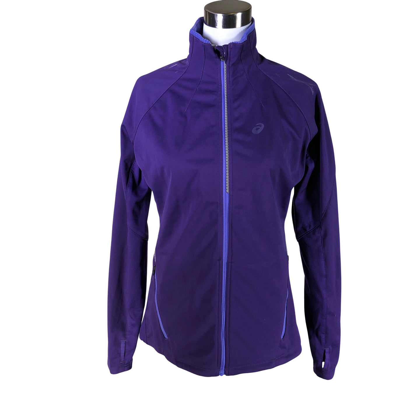Naisten Asics - Urheilutakki, koko 40 - Violetti (1)