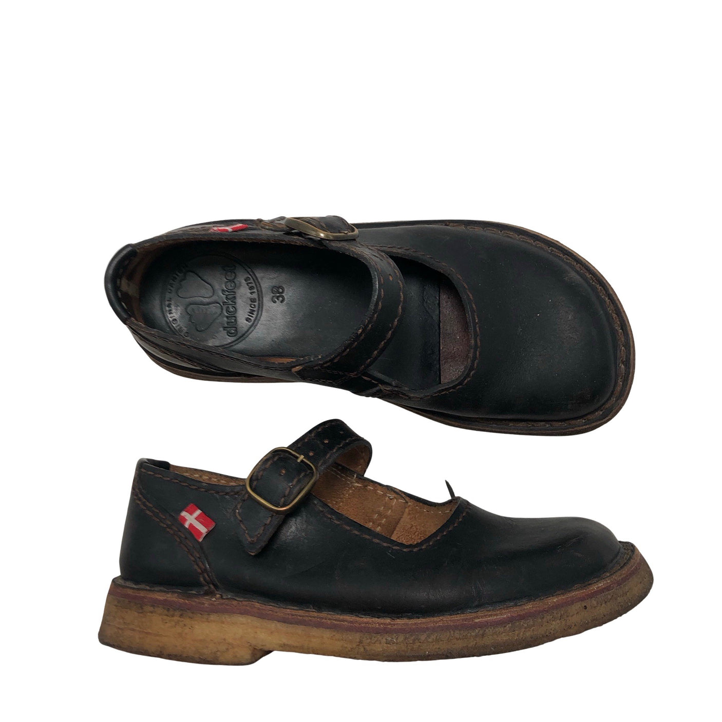 Naisten Duckfeet - Kävelykengät, koko 38 - Musta (1)