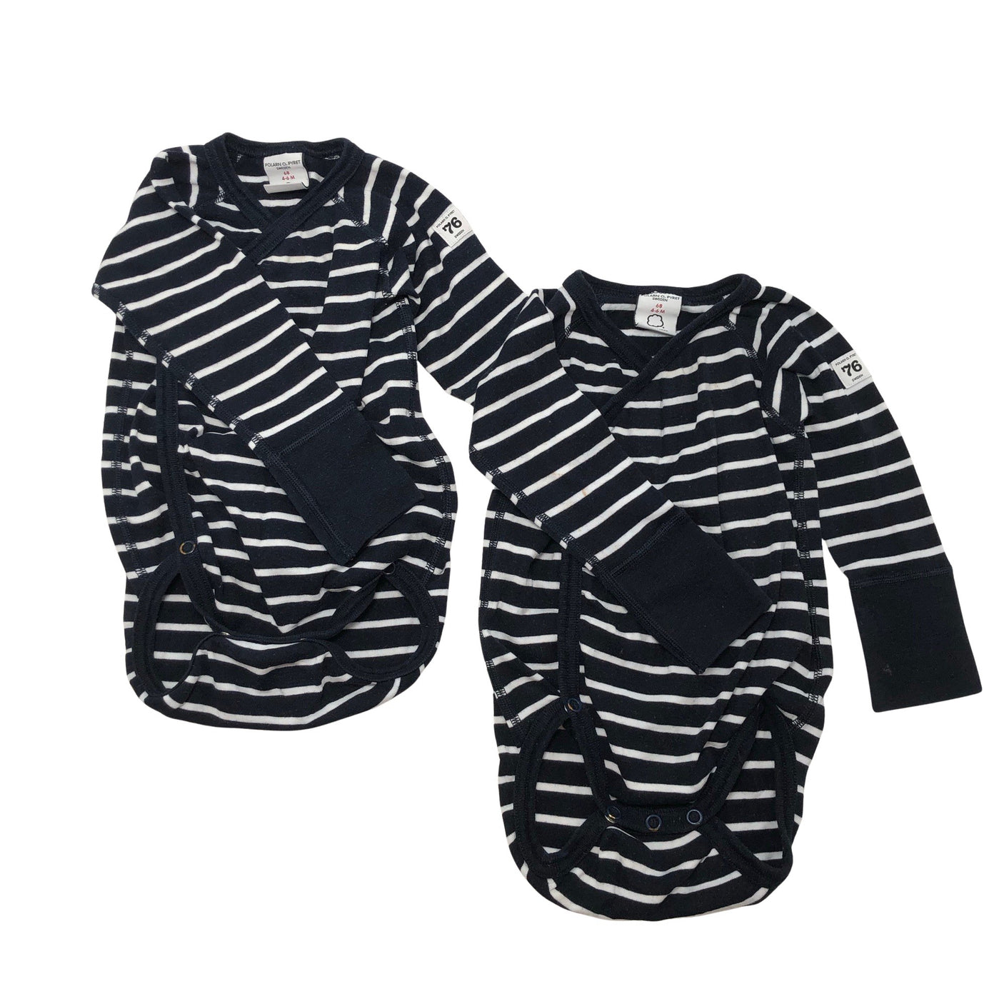 Unisex Polarn O. Pyret - Kietaisubody, koko 62 - 68 - Sininen (1)