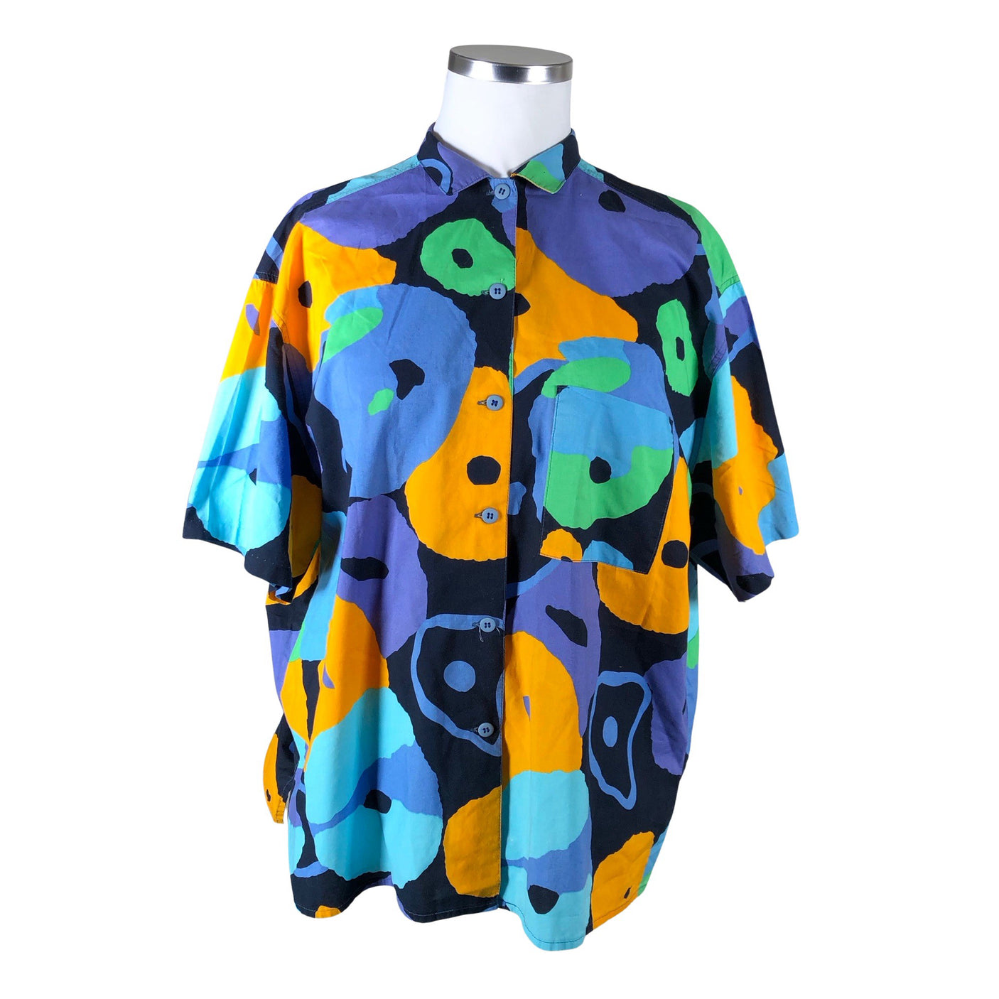 Naisten Marimekko - Kauluspaita, koko 42 - Vaaleansininen (1)