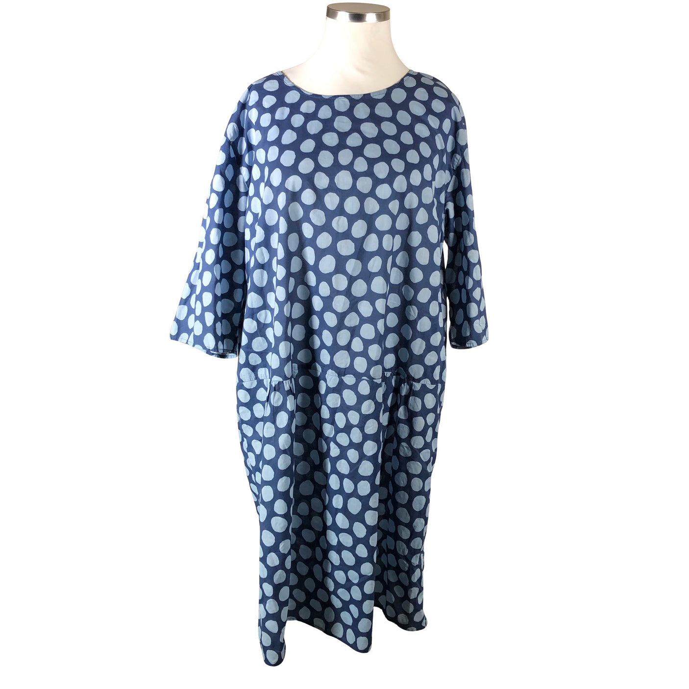 Naisten Gudrun Sjöden - Kangasmekko, koko 48 - Sininen (1)