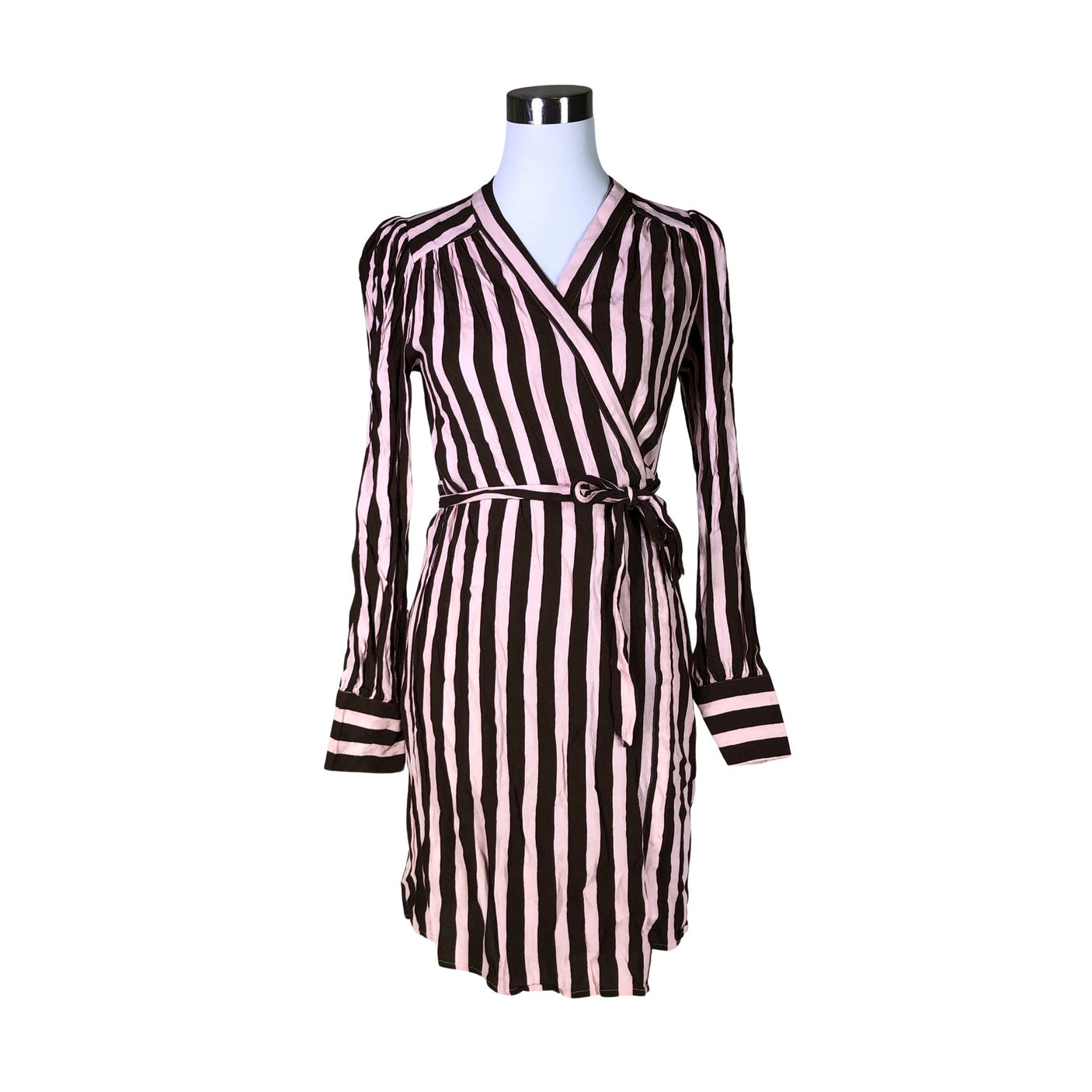 Naisten Selected - Sifonkimekko, koko 34 - Vaaleanpunainen (1)