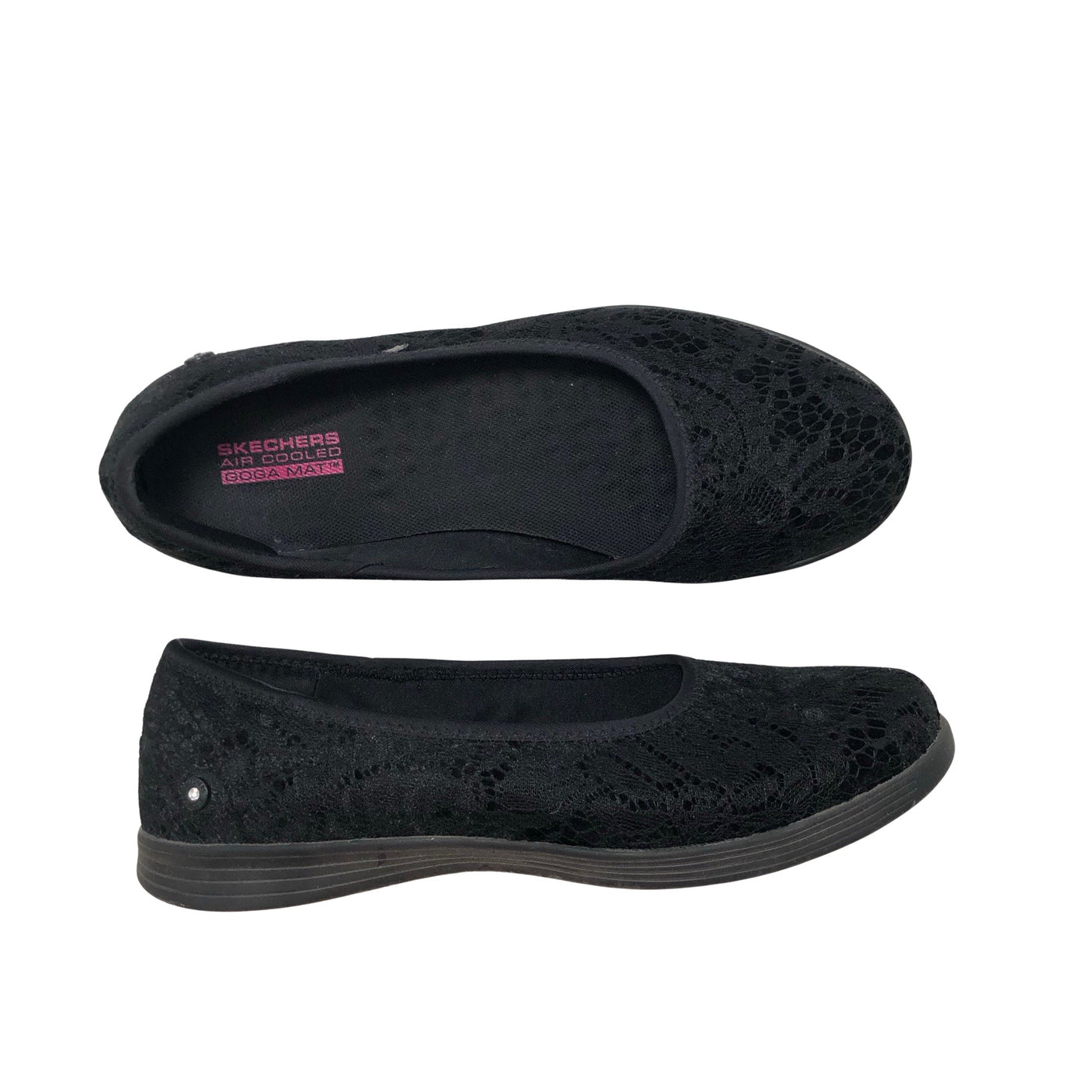 Naisten Skechers - Ballerinat, koko 37 - Musta (1)