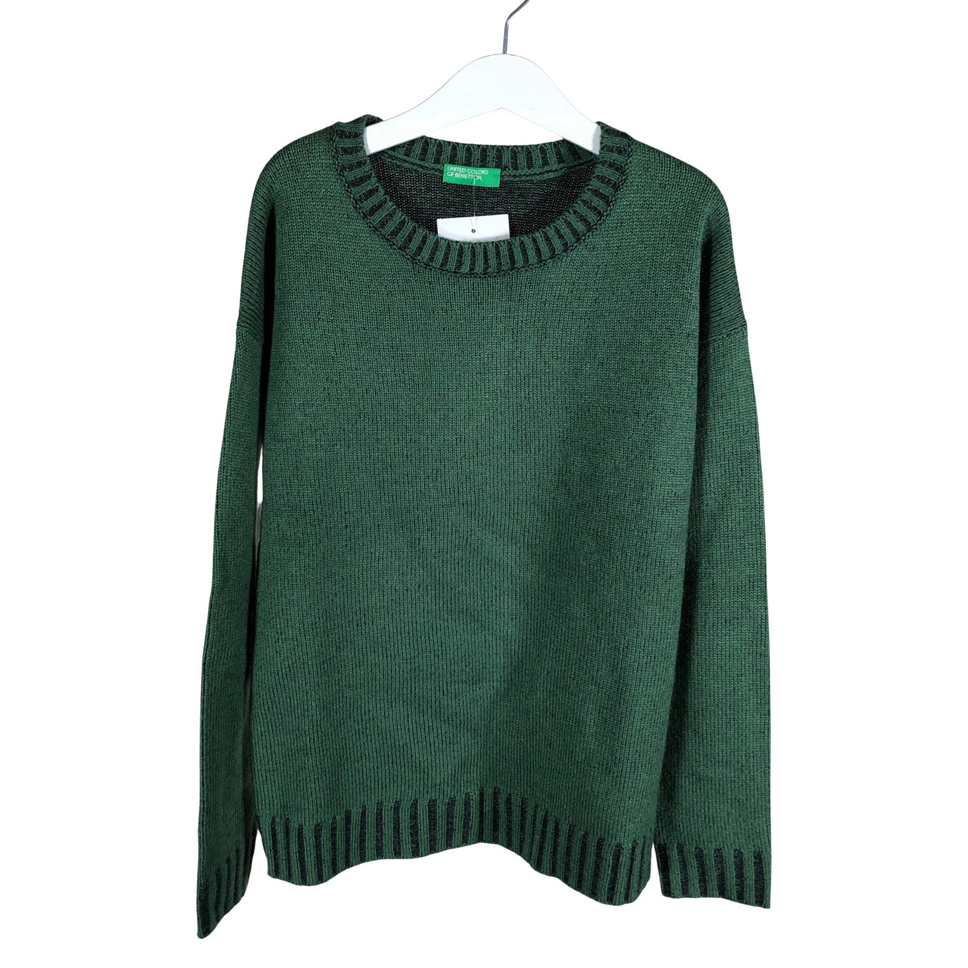 Unisex Benetton - Neulepaita, koko 158 - 164 - Vihreä (1)