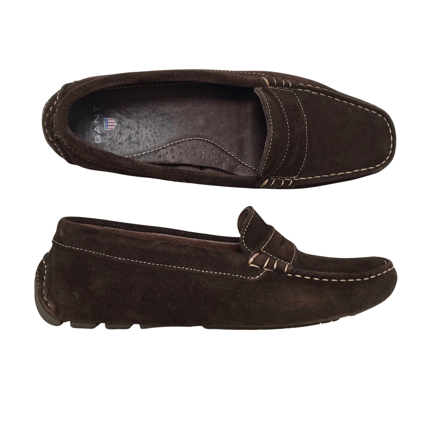 Naisten Gant - Loaferit, koko 37 - Ruskea (1)
