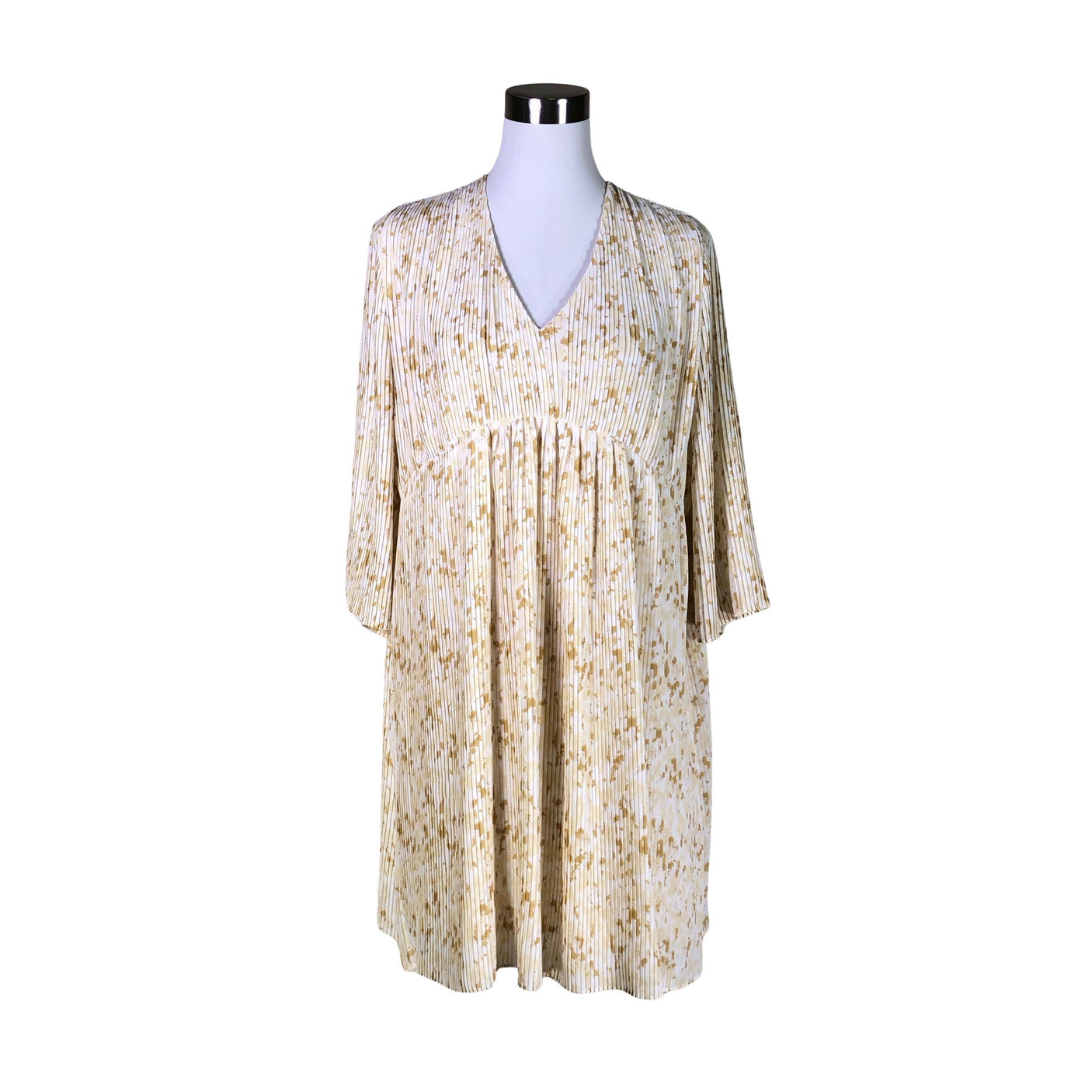 Naisten Samsoe&Samsoe - Sifonkimekko, koko 34 - Beige (1)