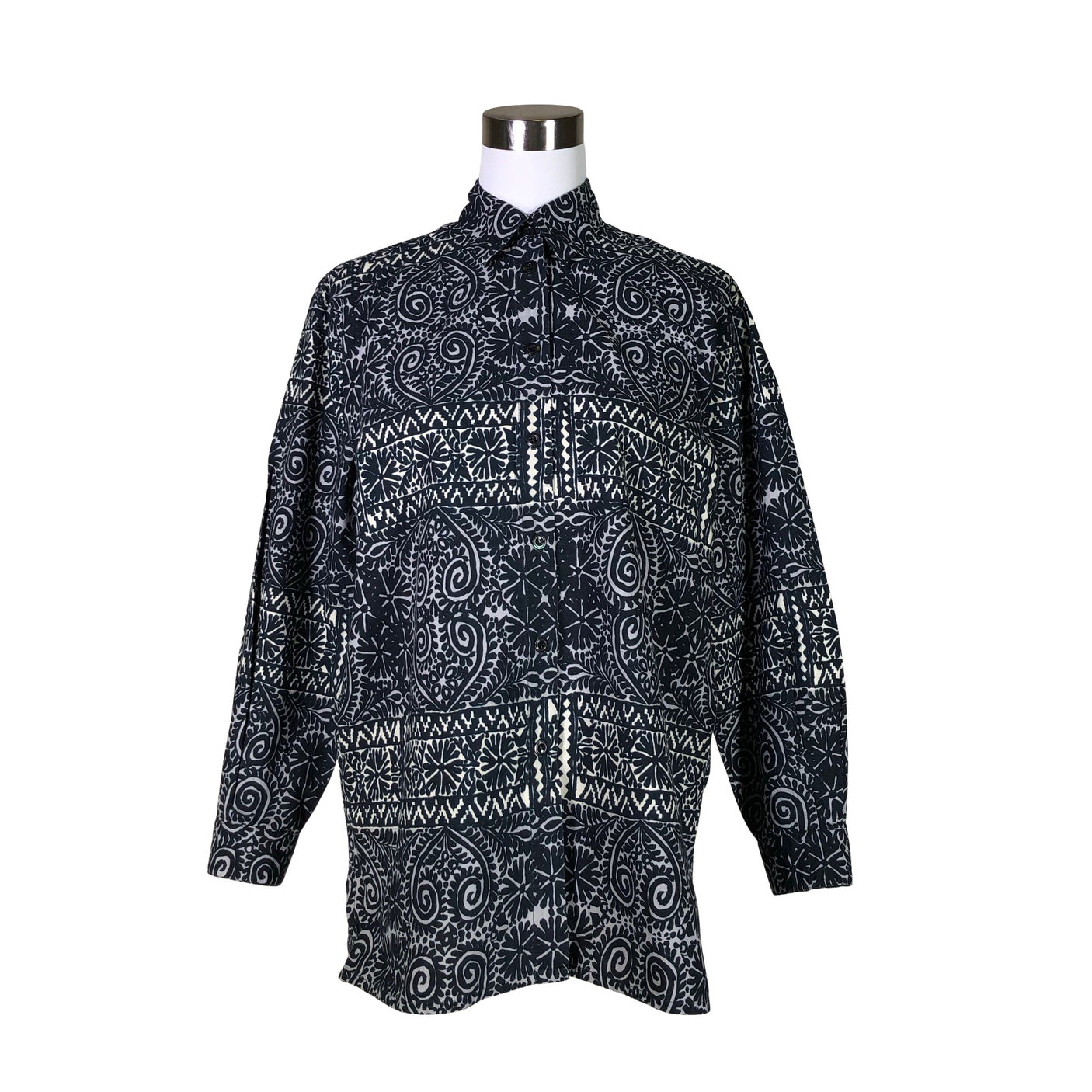 Naisten Marimekko - Kauluspaita, koko 38 - Musta (1)